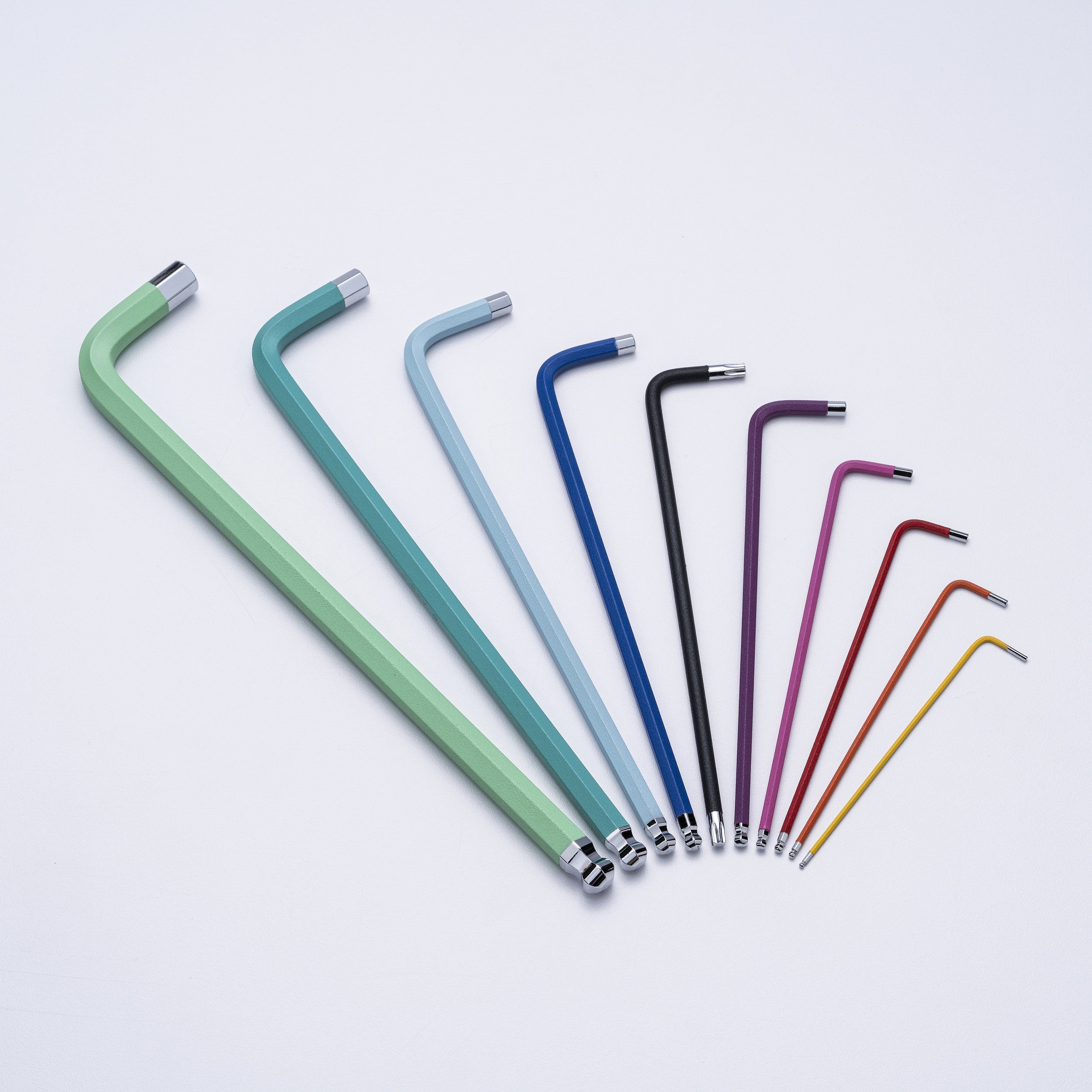 Fabric Hex Key Set with 10 Keys Spread