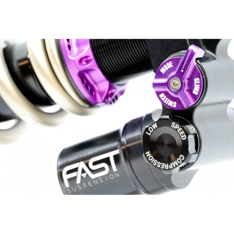 Fast fenix coil shock purple compression dials