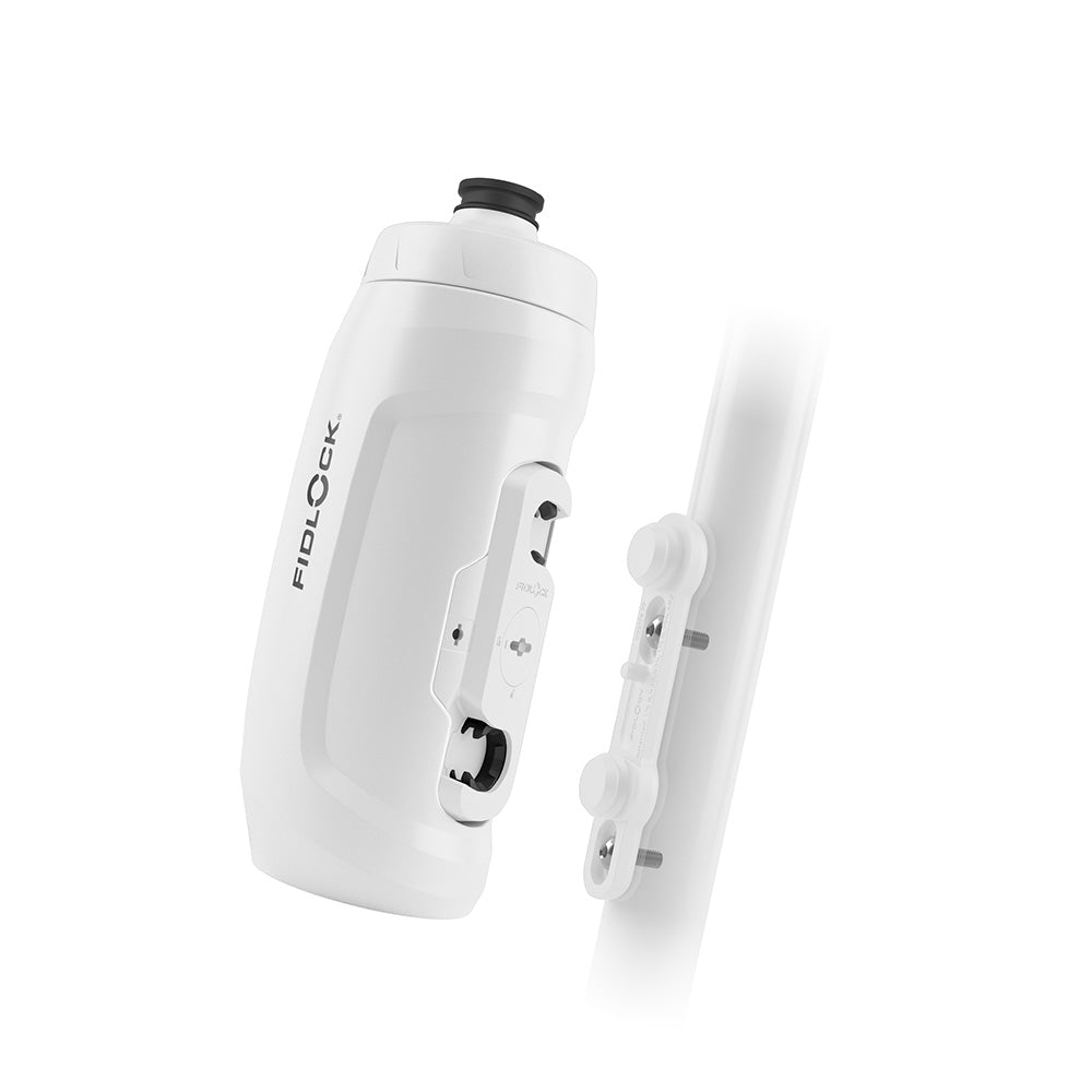 Fidlock TWIST bottle 590 Polar White + bike base