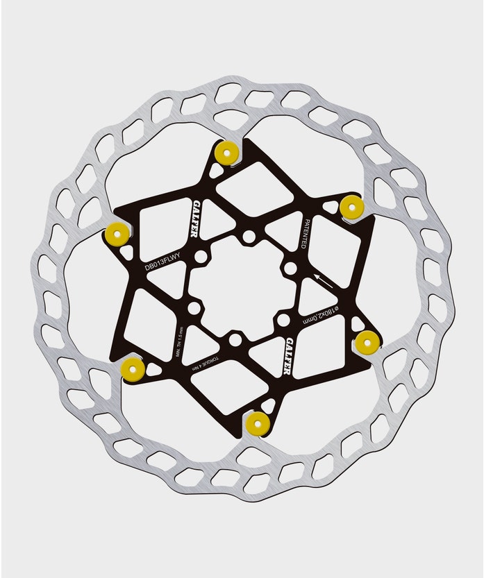 Galfer Wave Floating Disc Rotor 6 Bolt Gold