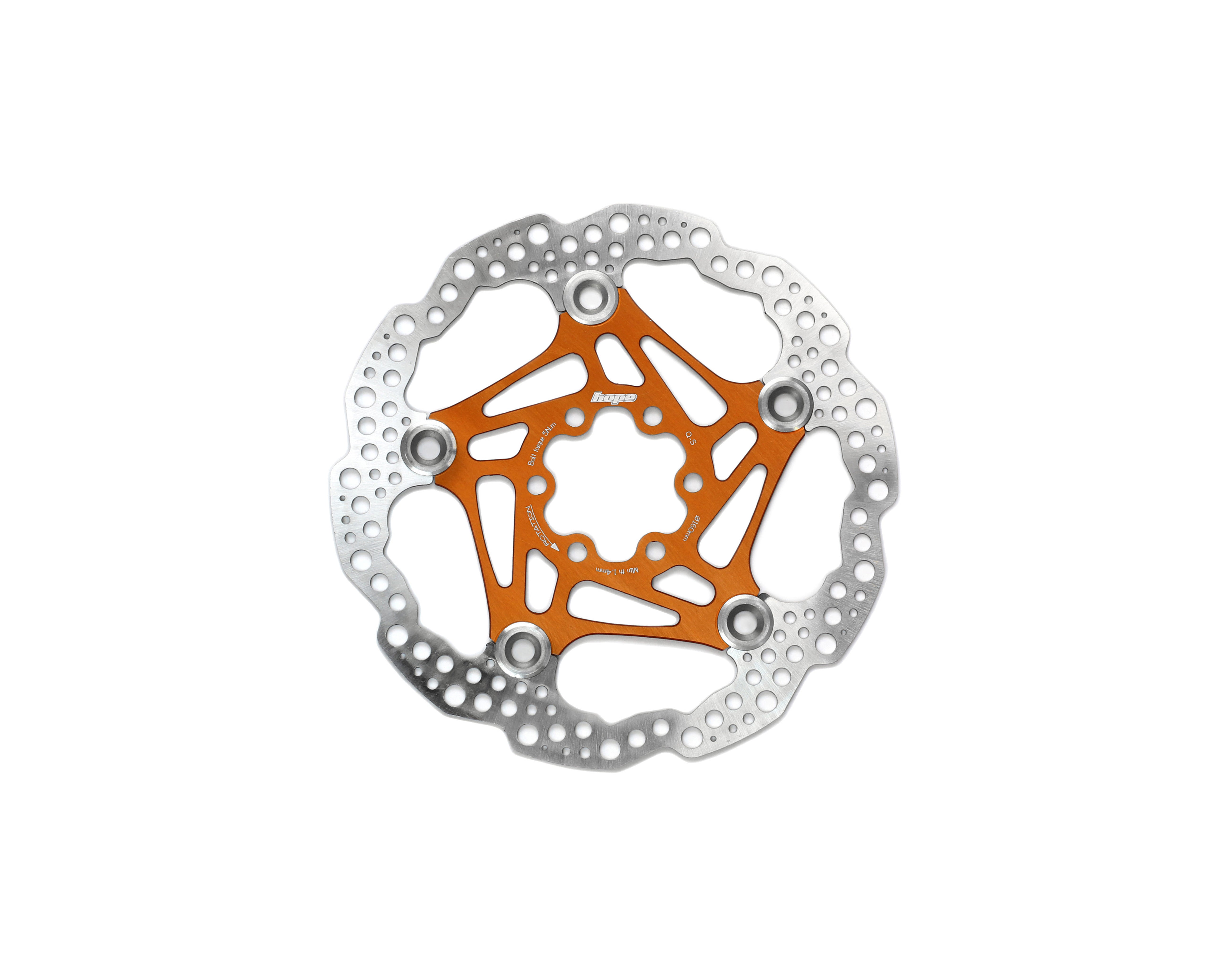 Hope Universal - 6 Bolt - Floating Rotor Orange