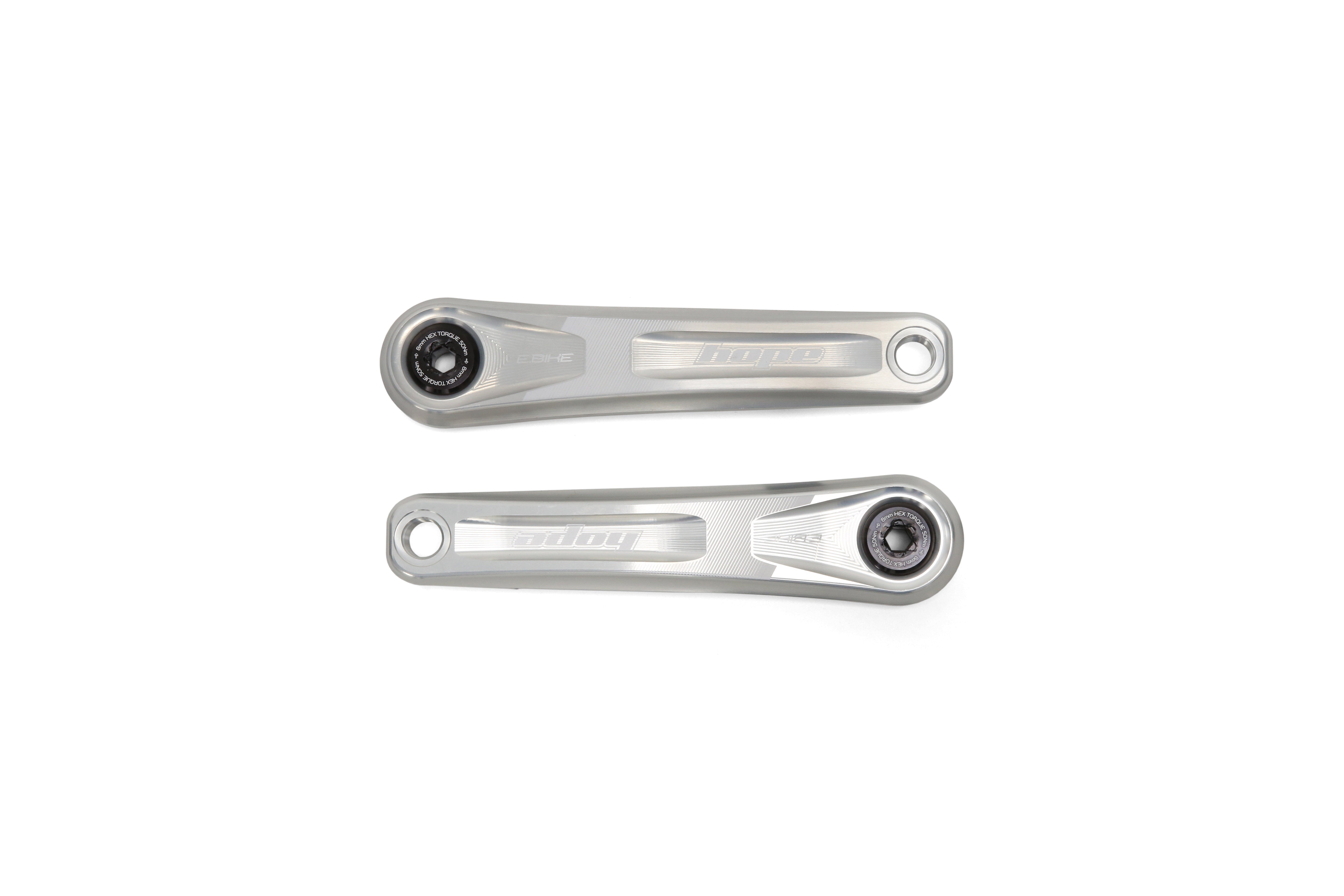 Hope E-Bike Crankset - Narrow Offset Silver