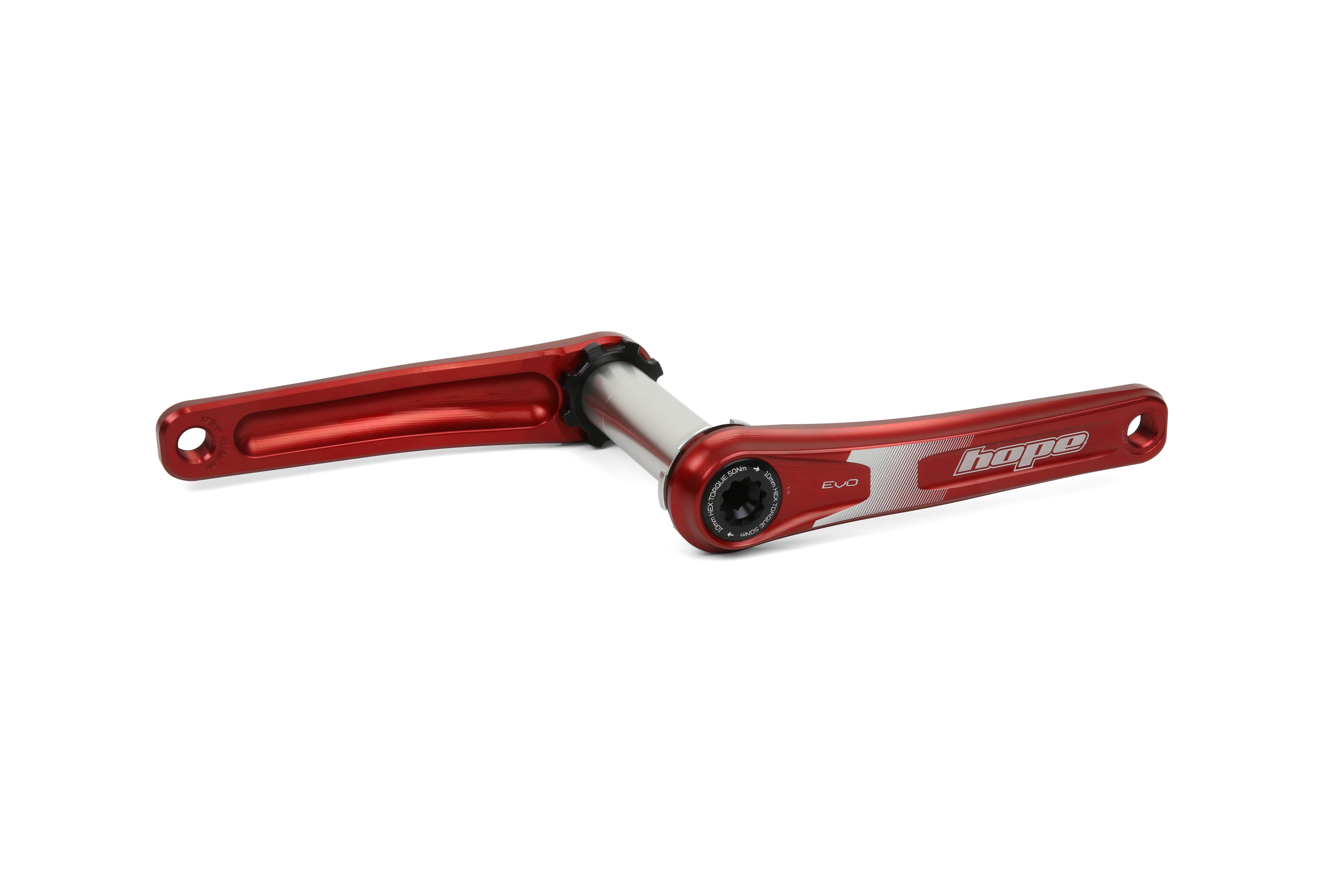 Hope Evo Crankset no spider red