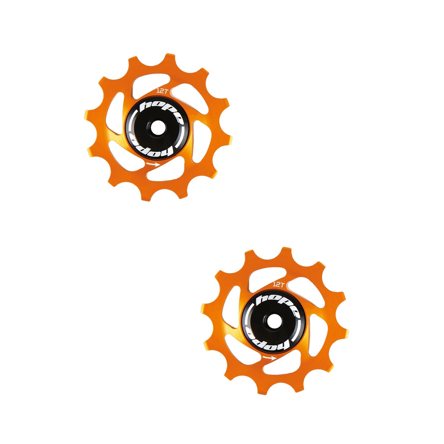 Hope 12 Tooth Jockey Wheels Orange