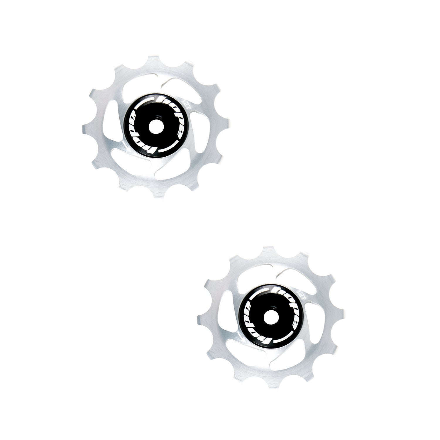 Hope 12 Tooth Jockey Wheels Silver