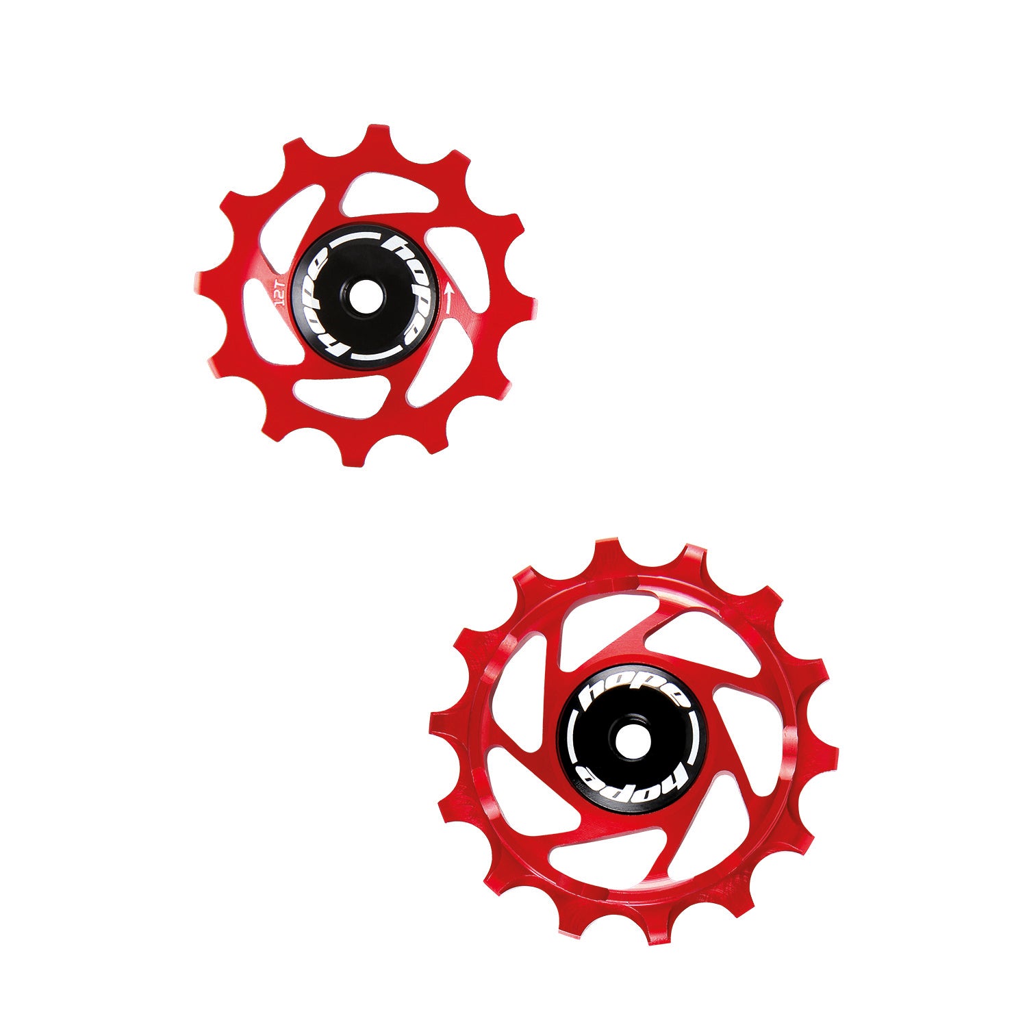 Hope 14T/12T Jockey Wheels red