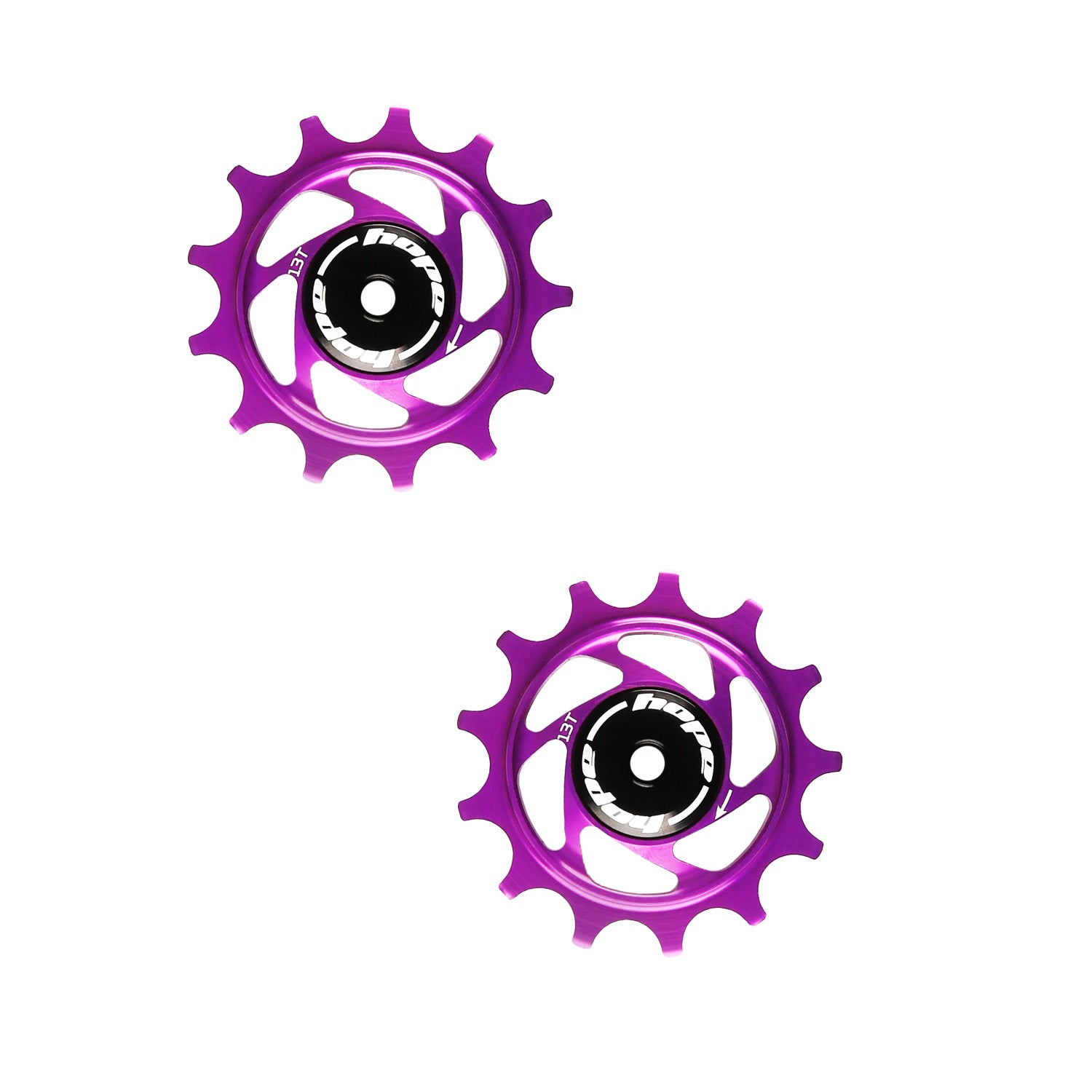 Hope 13 Tooth Jockey Wheels purple