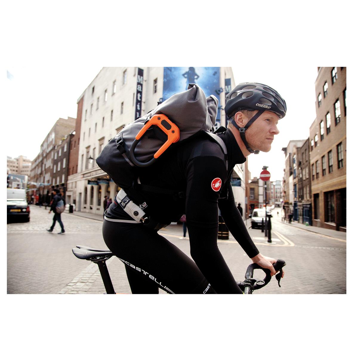 Hiplok DX D Lock Orange On Bag