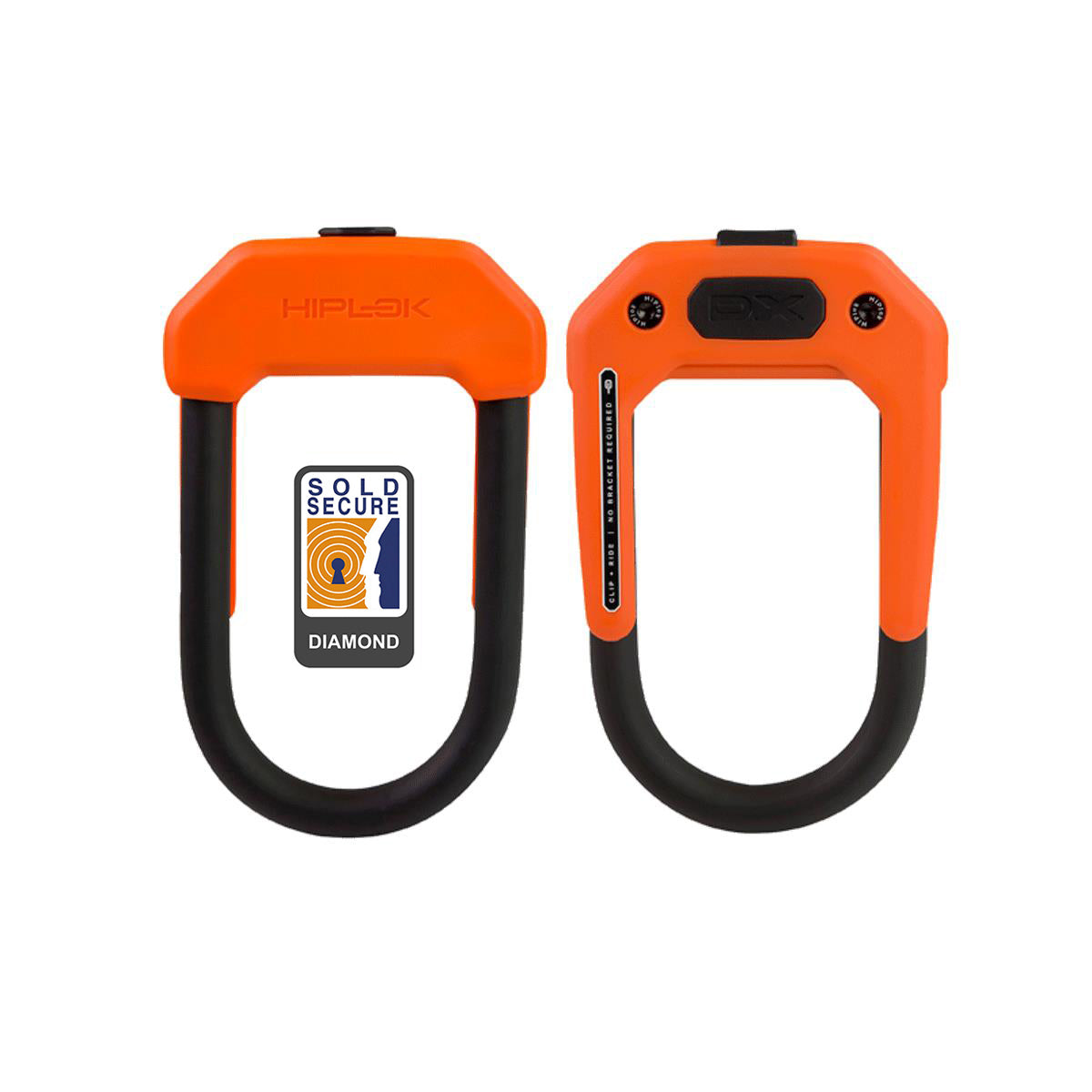 Hiplok DX D Lock Orange