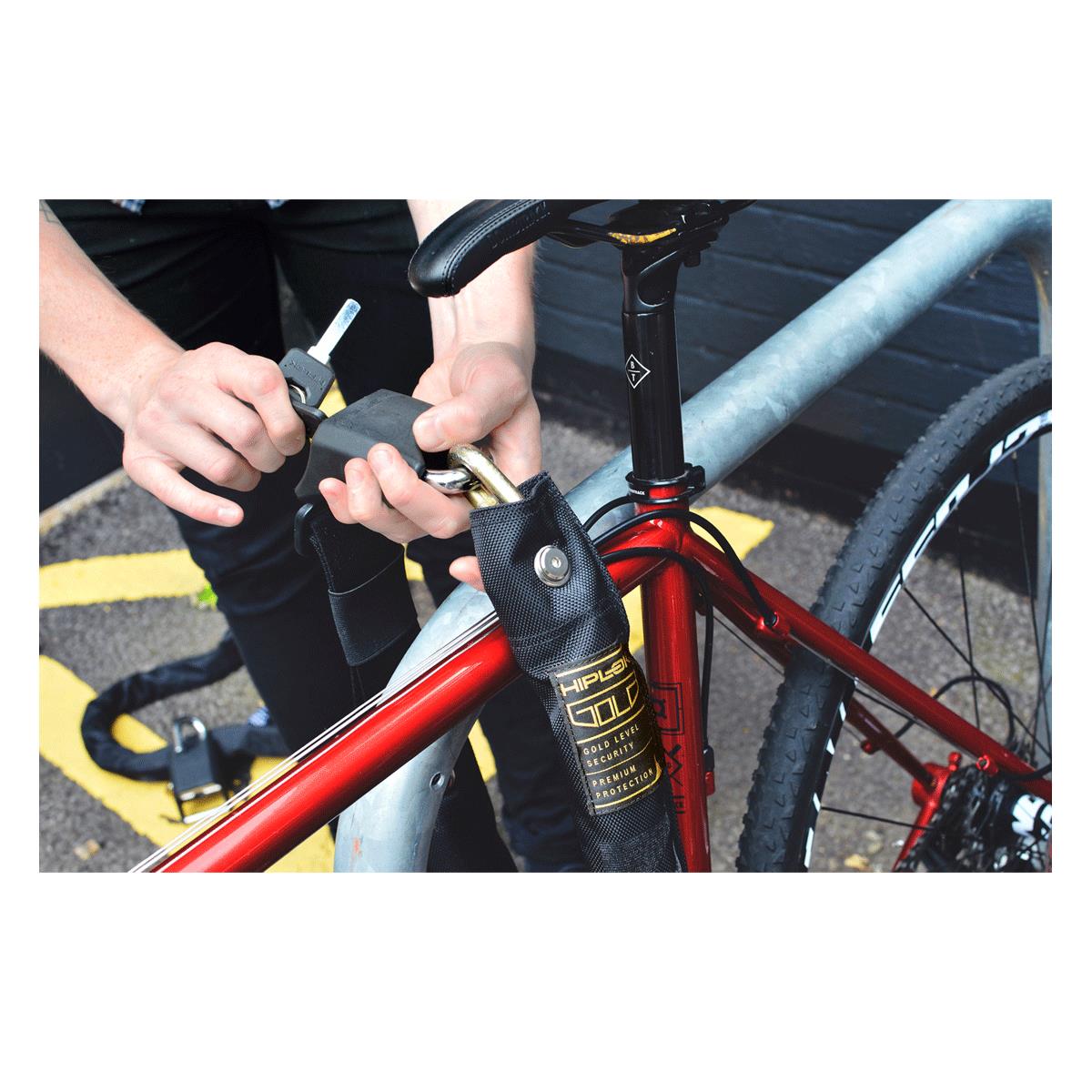 Hiplok GOLD Wearable Chain Lock On Bike