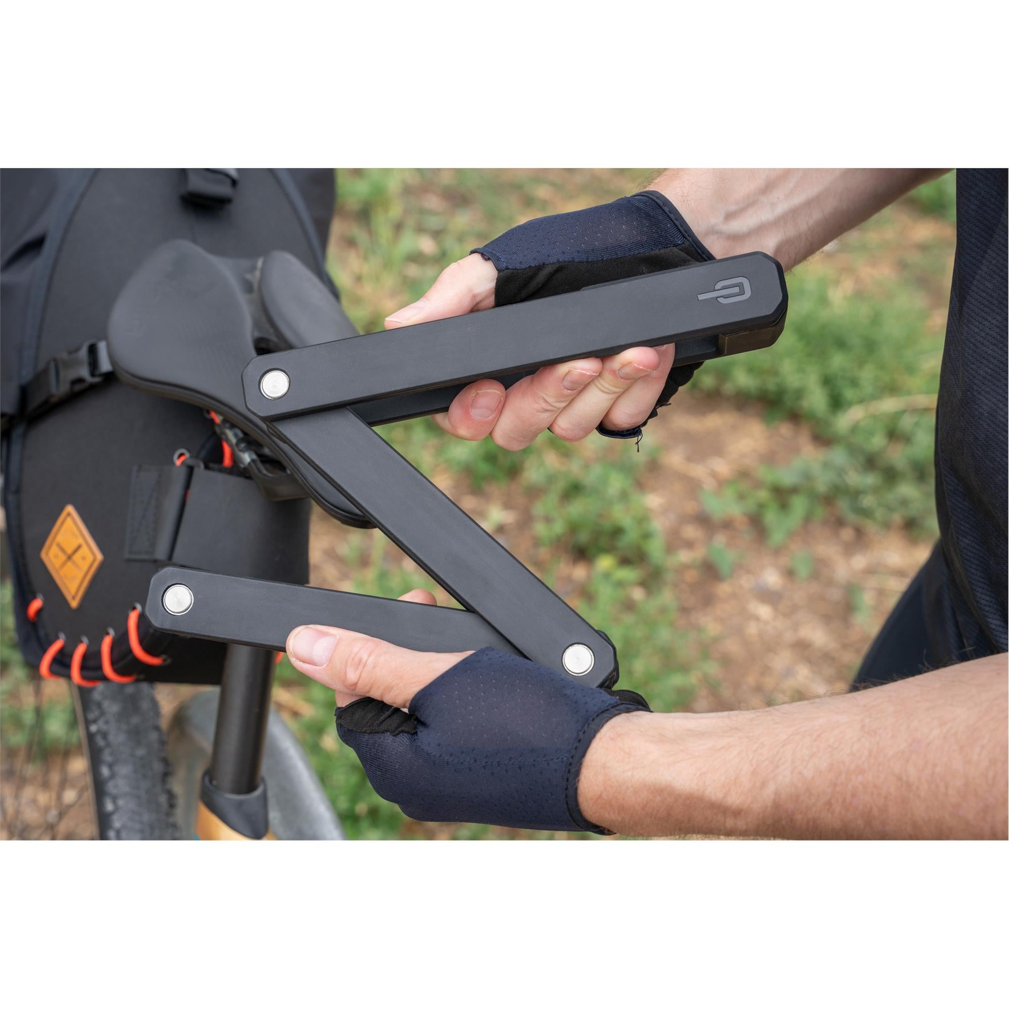 Hiplok Switch Folding Lock Black Open