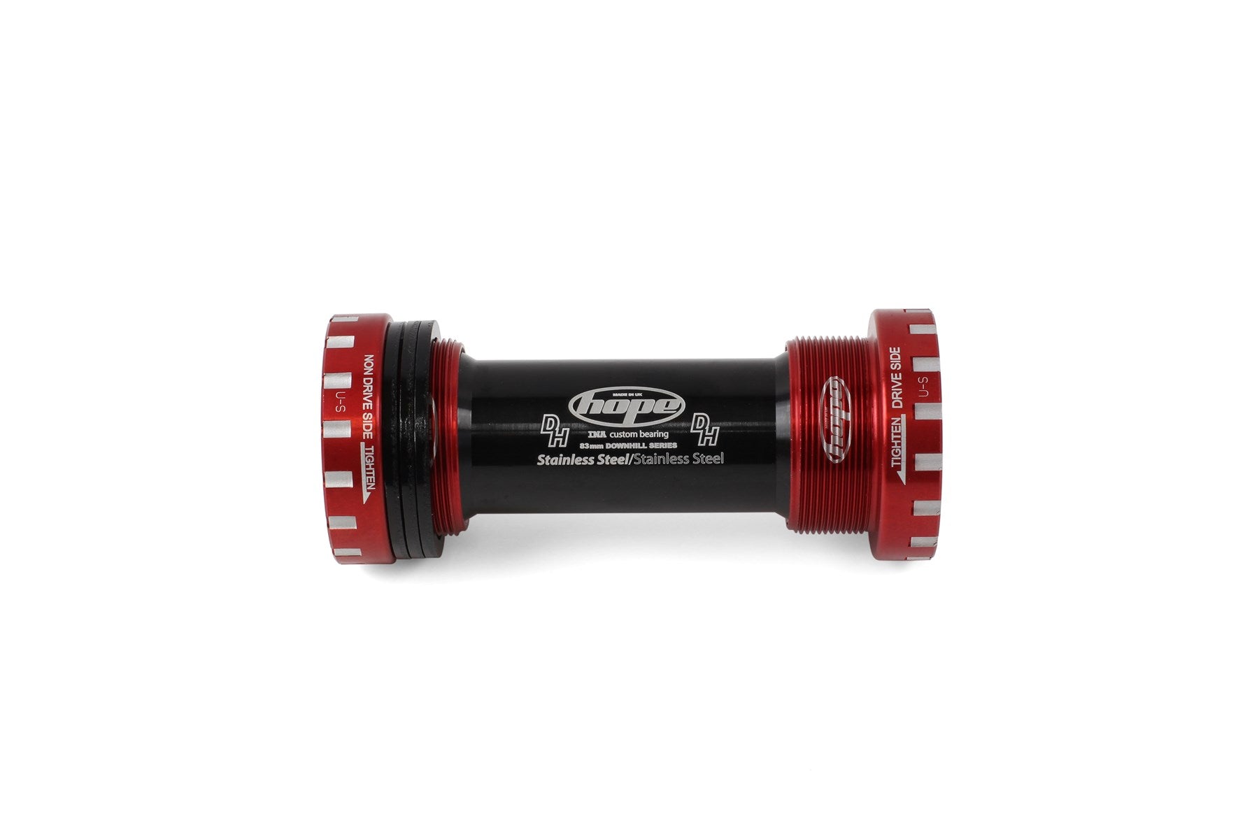 Hope 24mm bottom bracket red