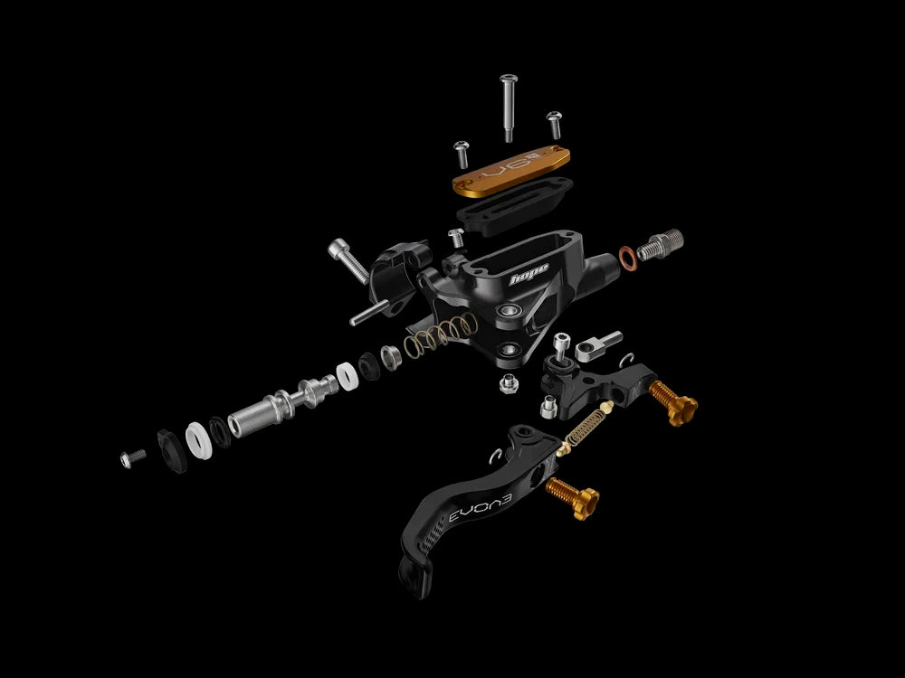 Hope EVO V6Ti Mono Edition Lever Exploded