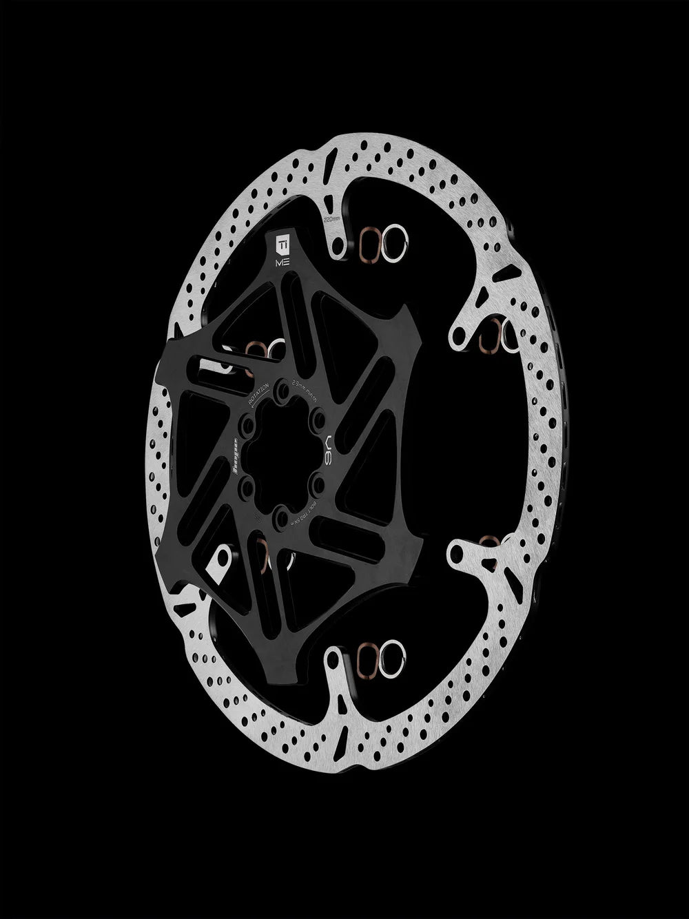Hope EVO V6Ti Mono Edition Rotor Exploded