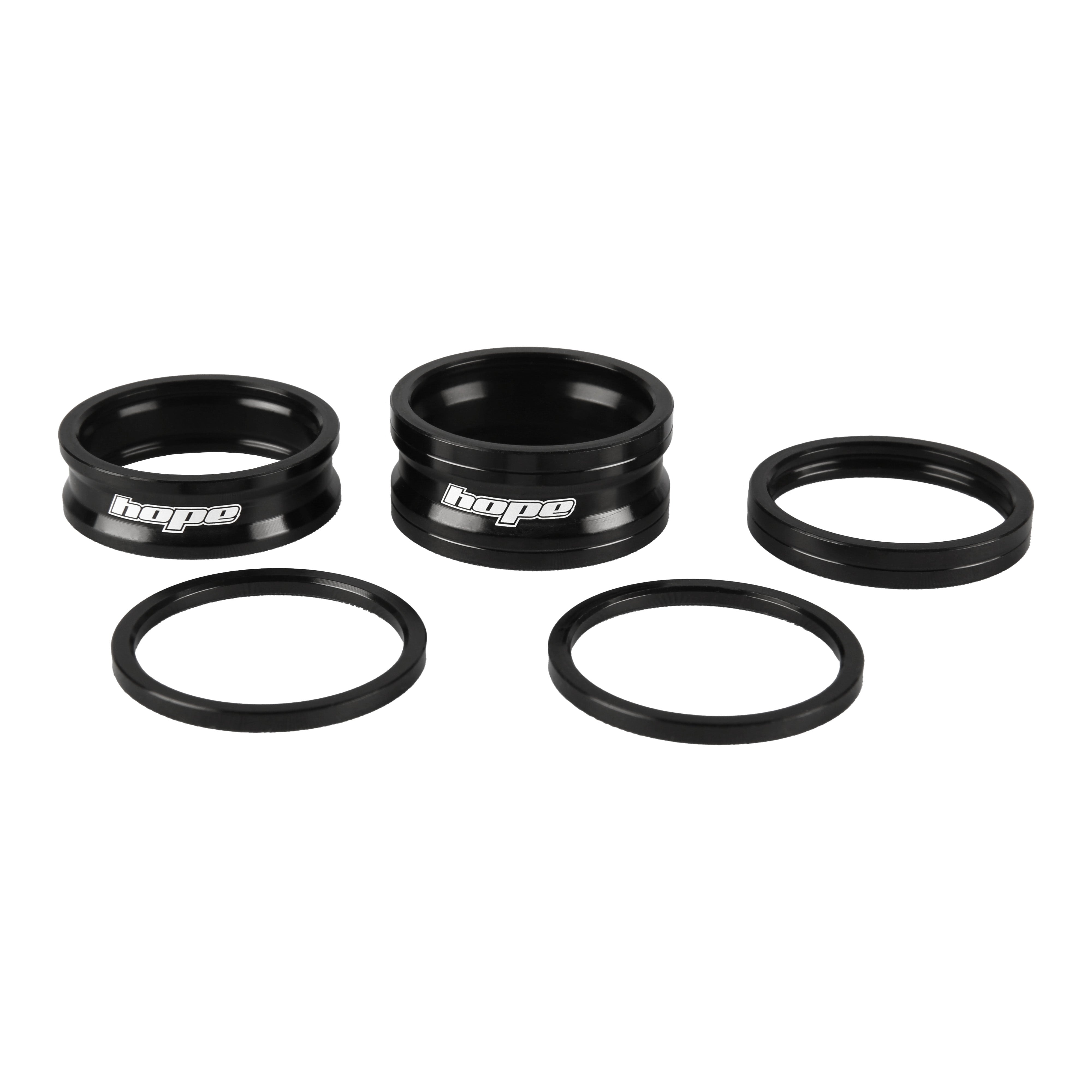 Hope Headset Spacers Black