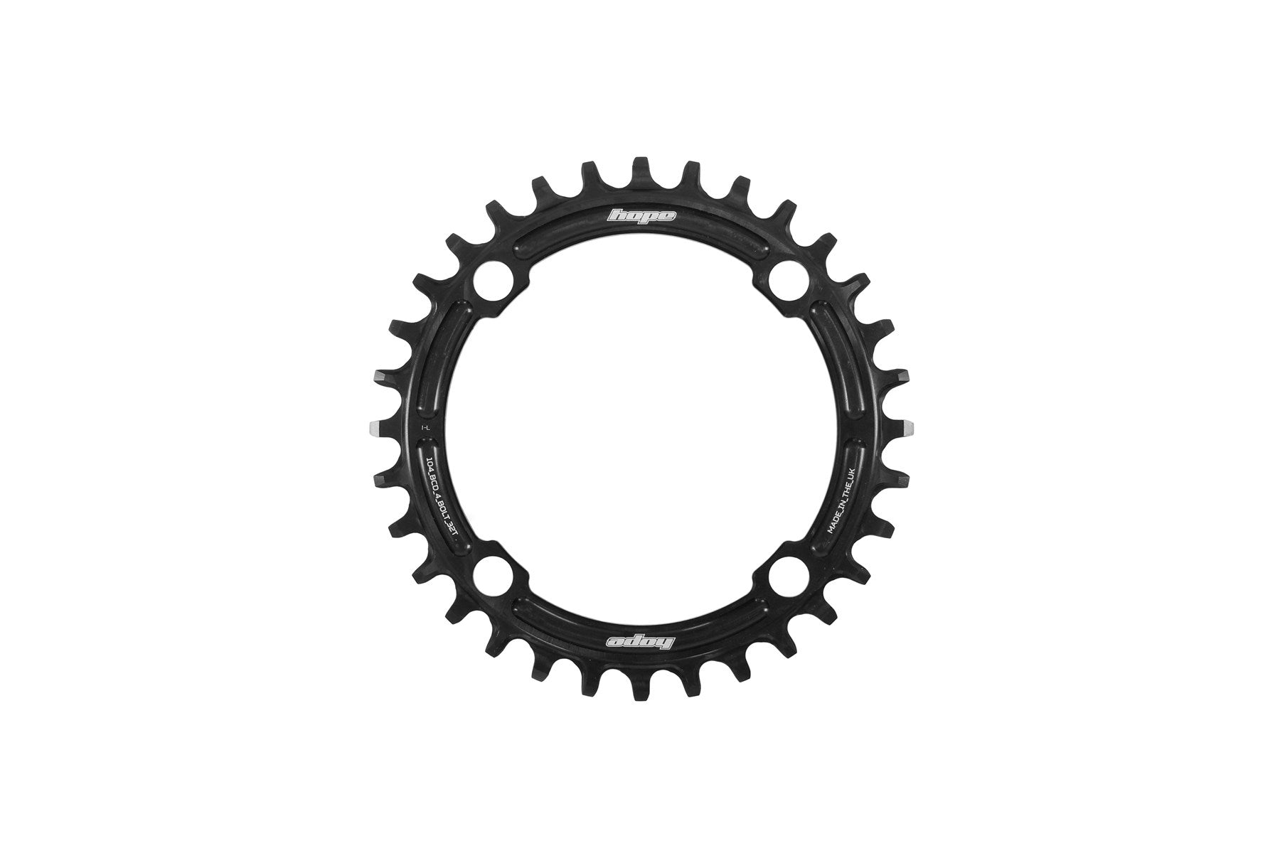 Hope r22 104 bcd chainring black