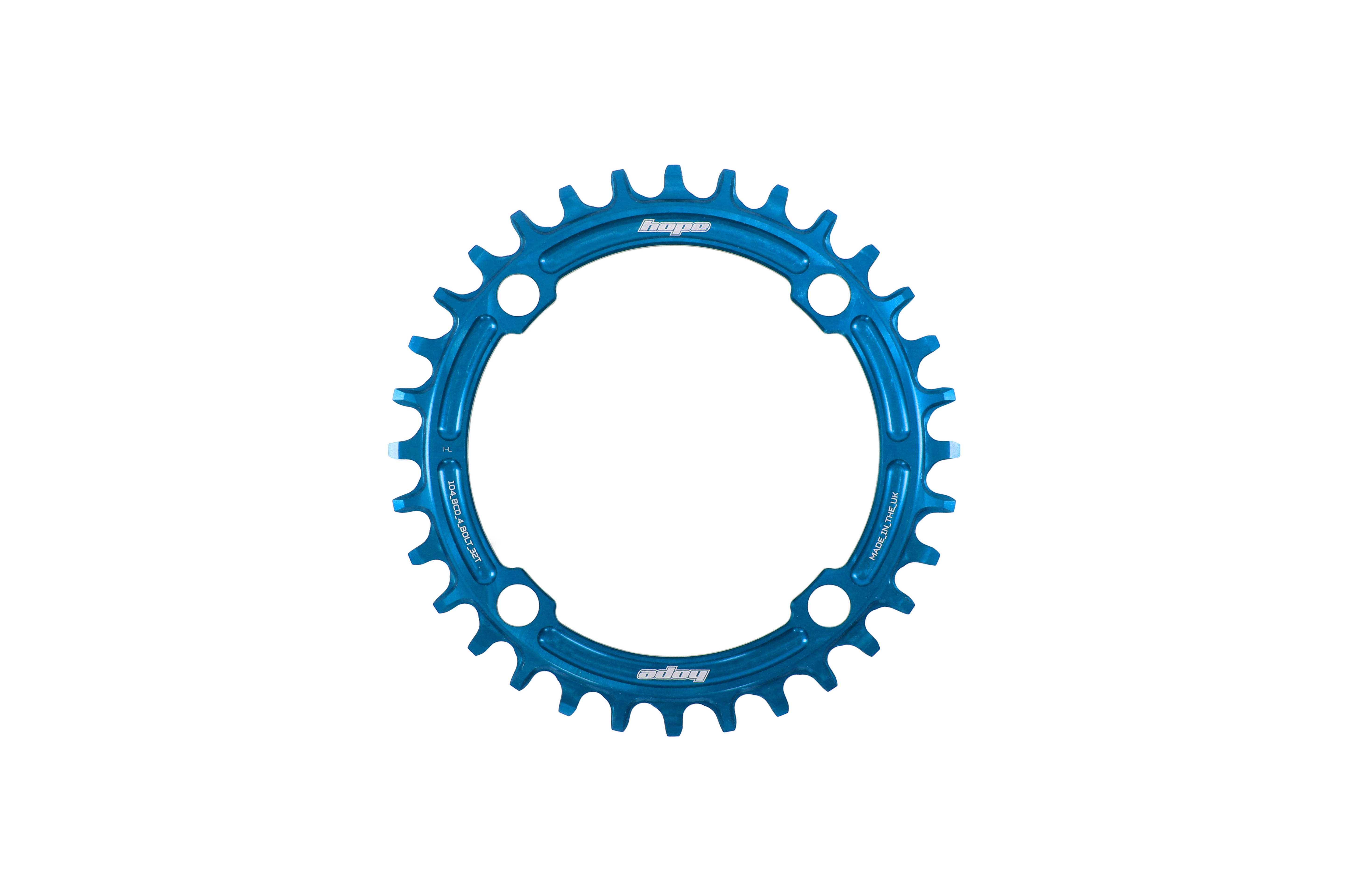 Hope r22 104 bcd chainring blue