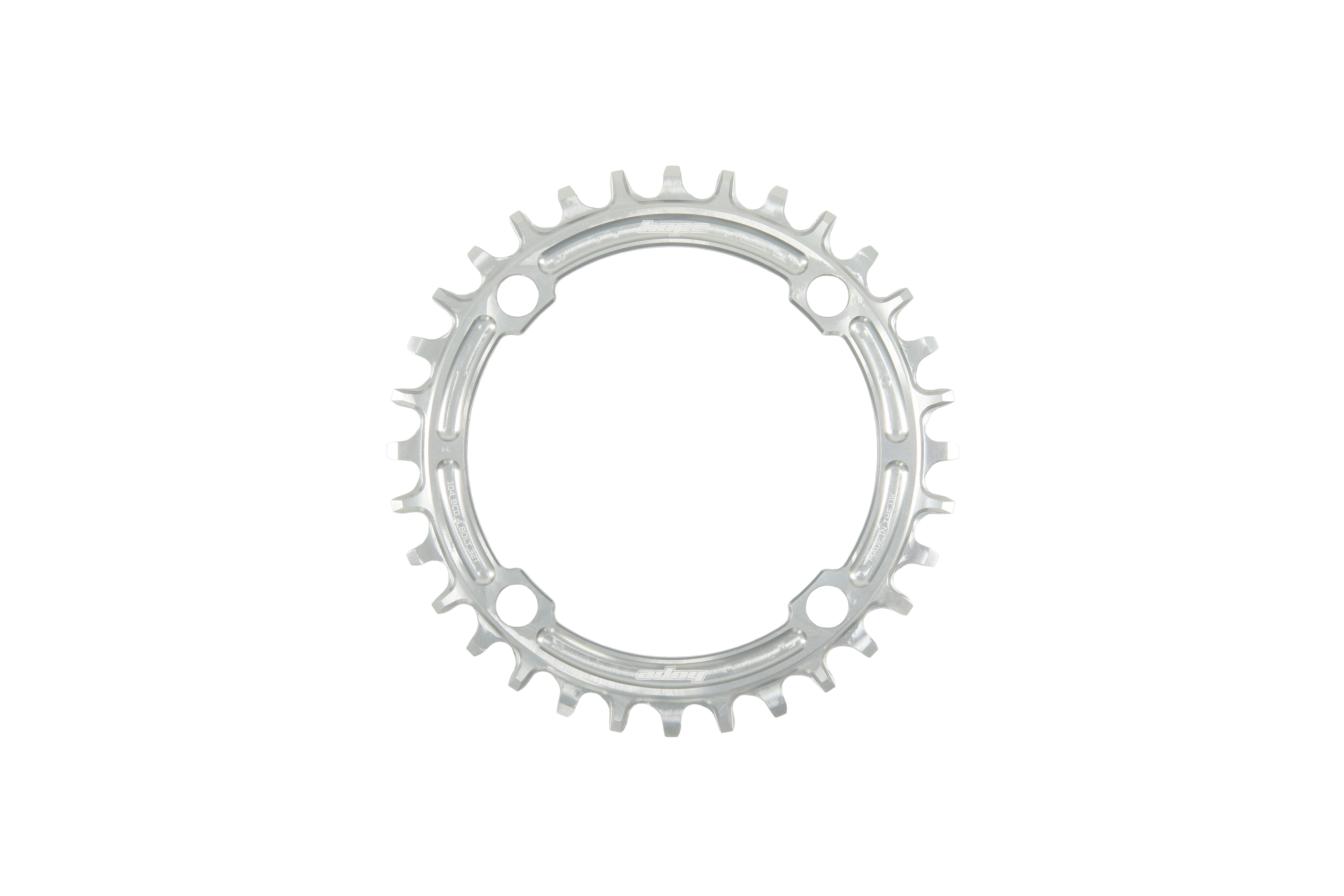 Hope r22 104 bcd chainring silver