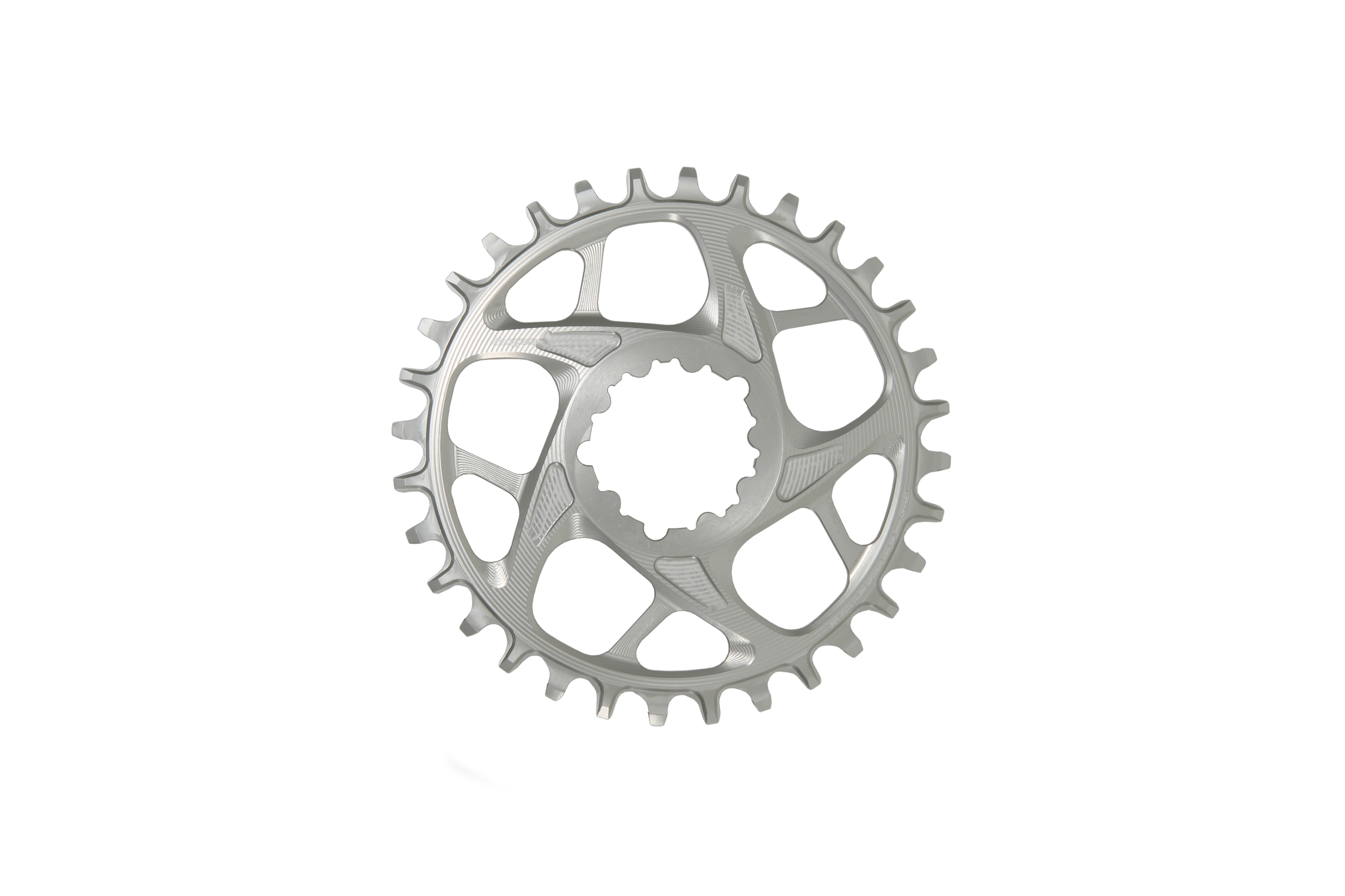 Hope R22 chainring Sram direct mount fitting silver