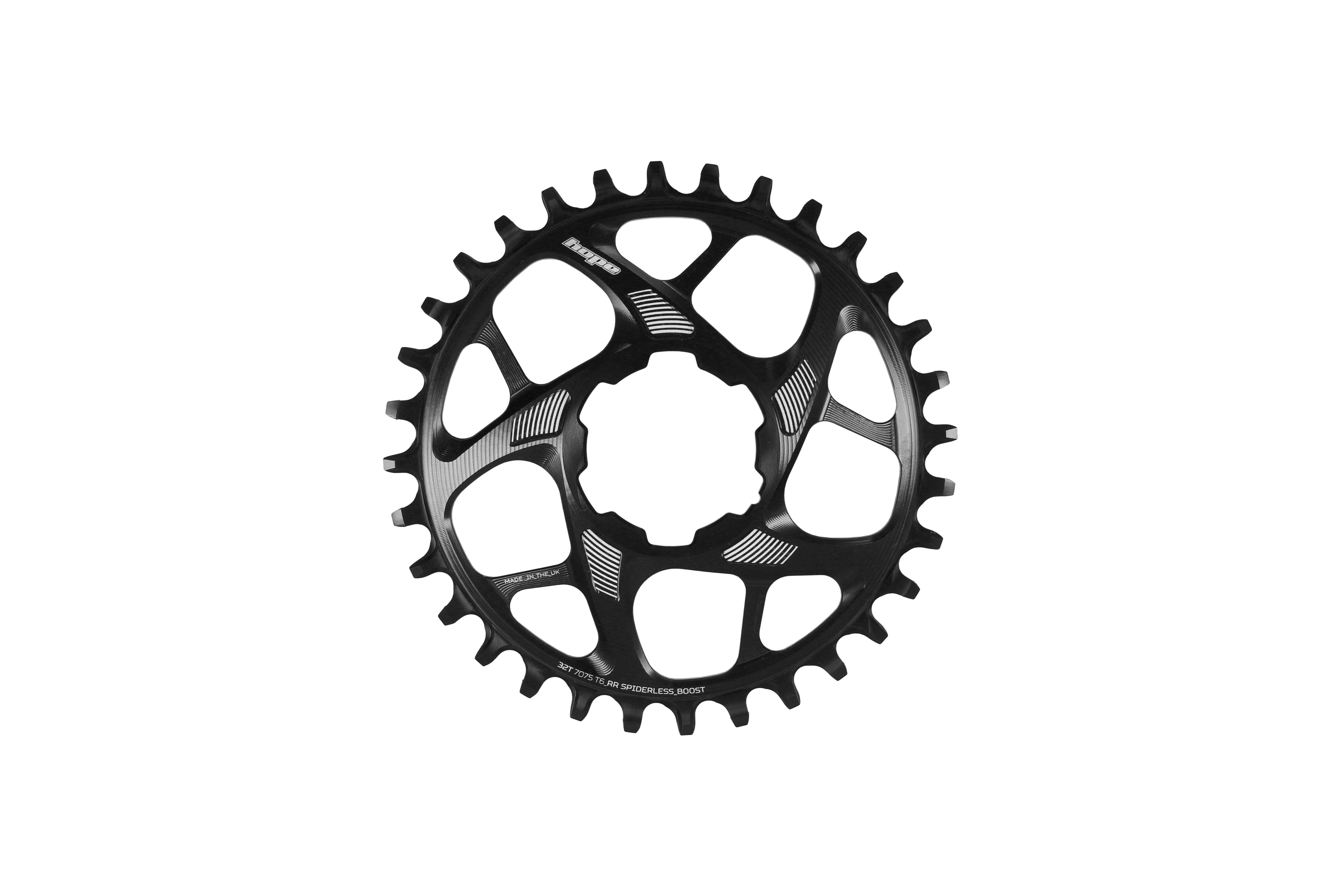 Hope spiderless r22 chainring in black