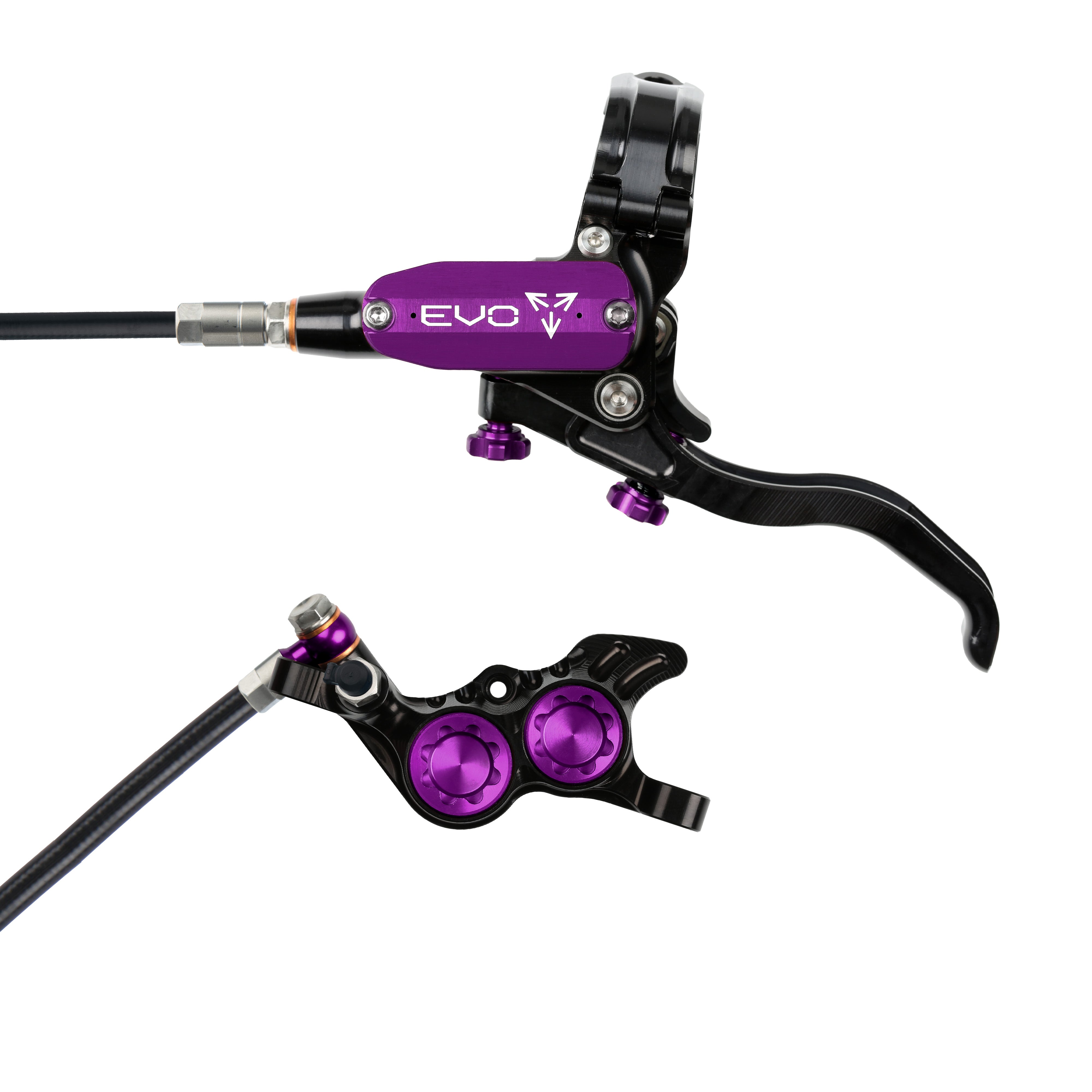 Hope Tech 4 Evo GR4 Black Purple No Rotor
