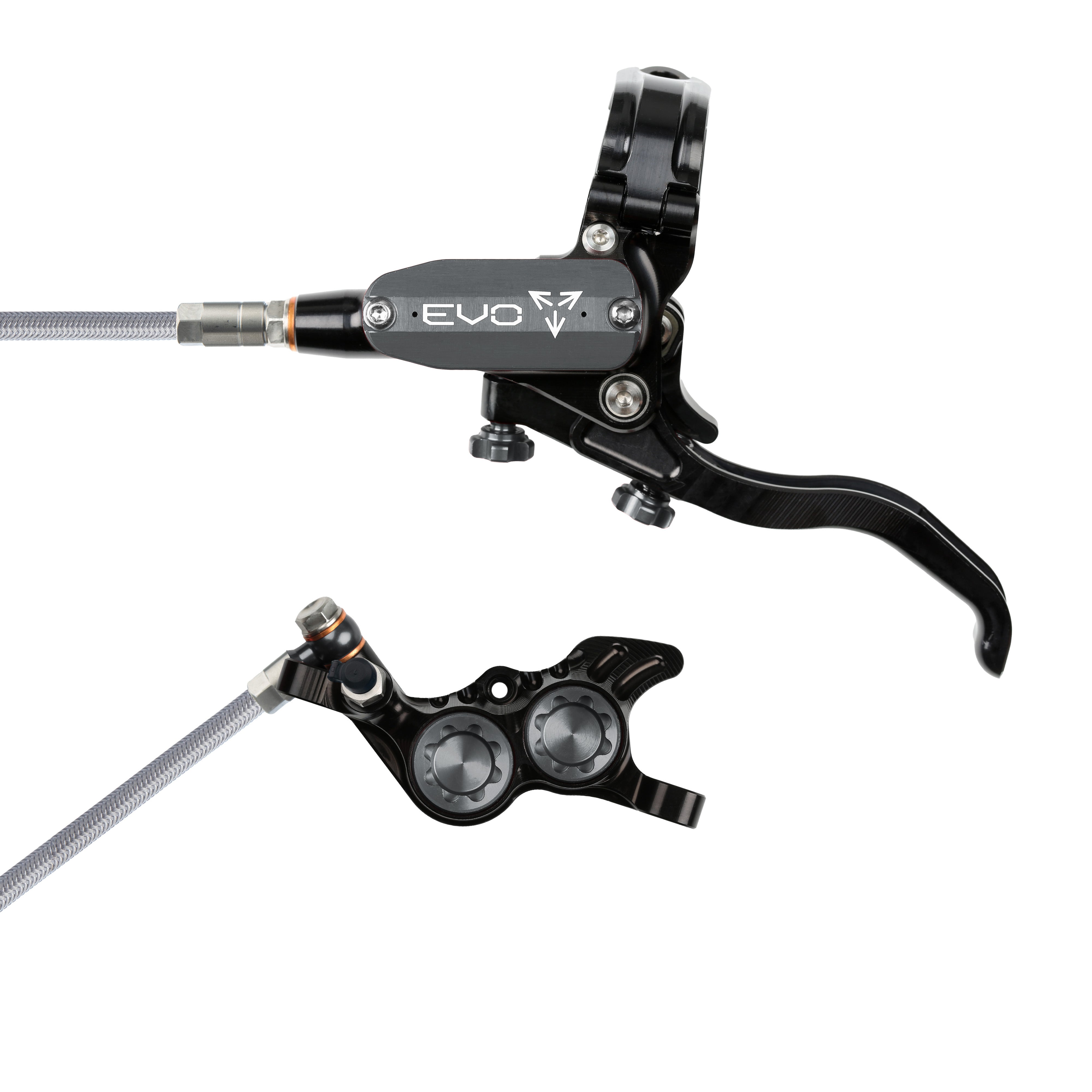 Hope Tech 4 Evo GR4 Black Smoke Braided Hose