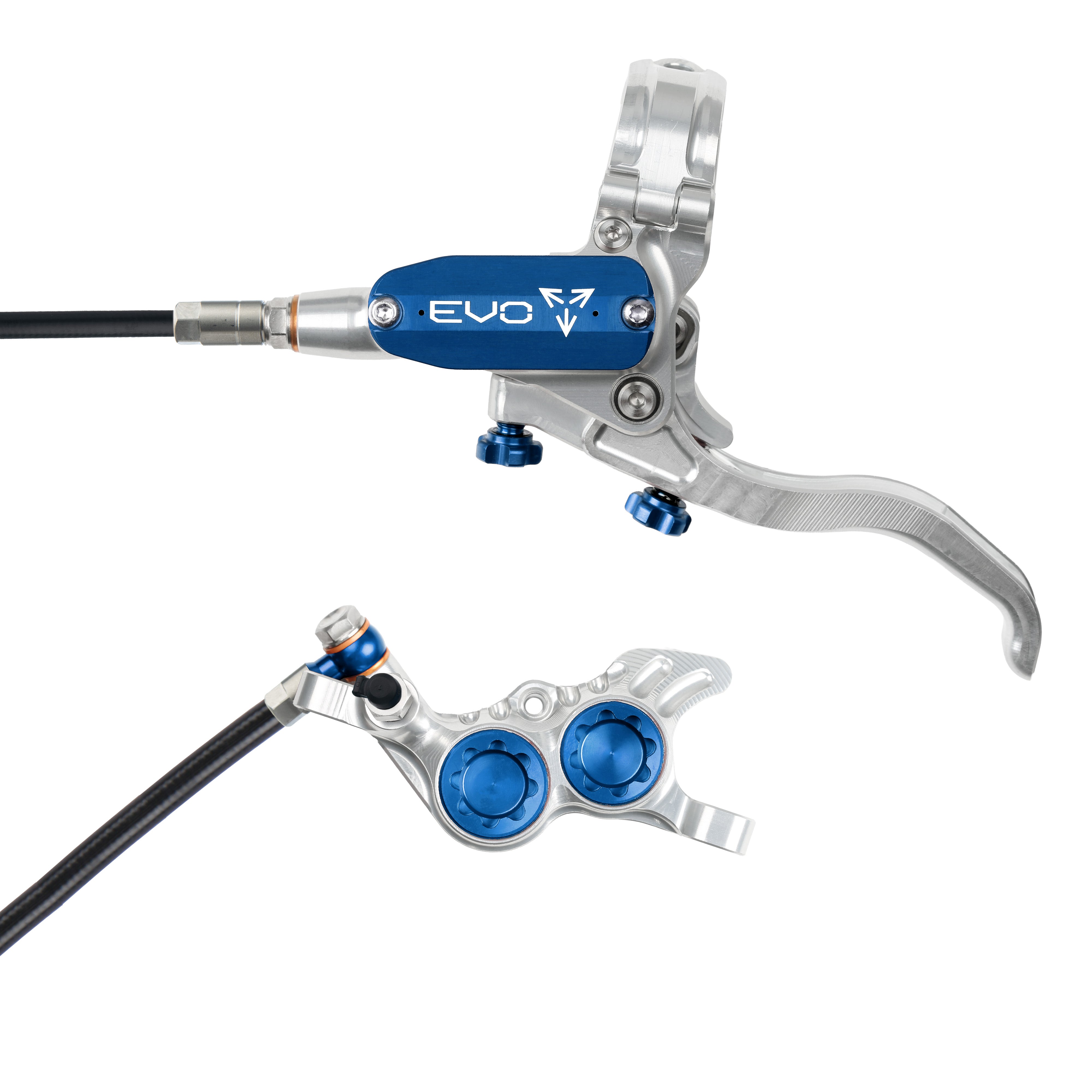 Hope Tech 4 Evo GR4 Silver Blue