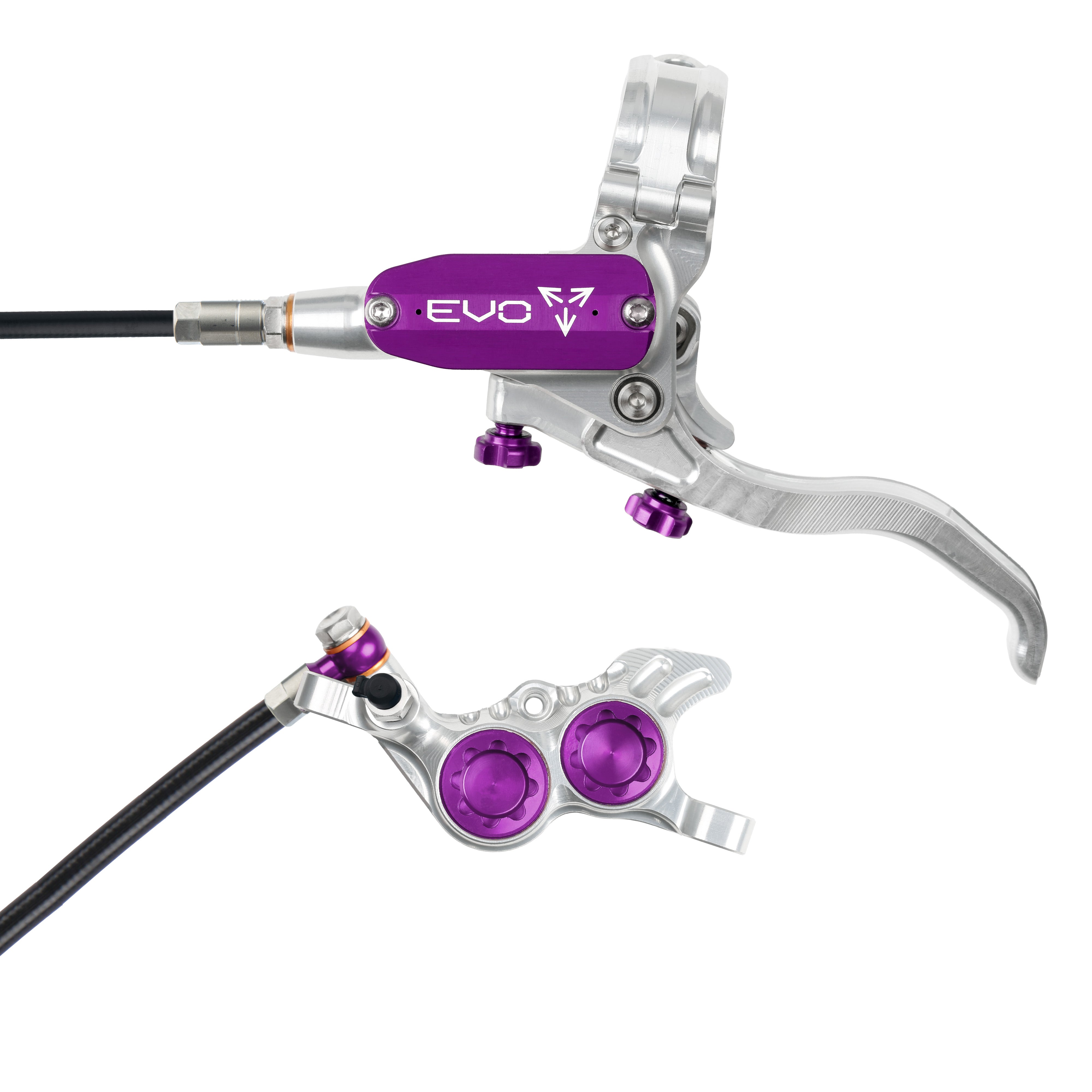 Hope Tech 4 Evo GR4 Silver Purple