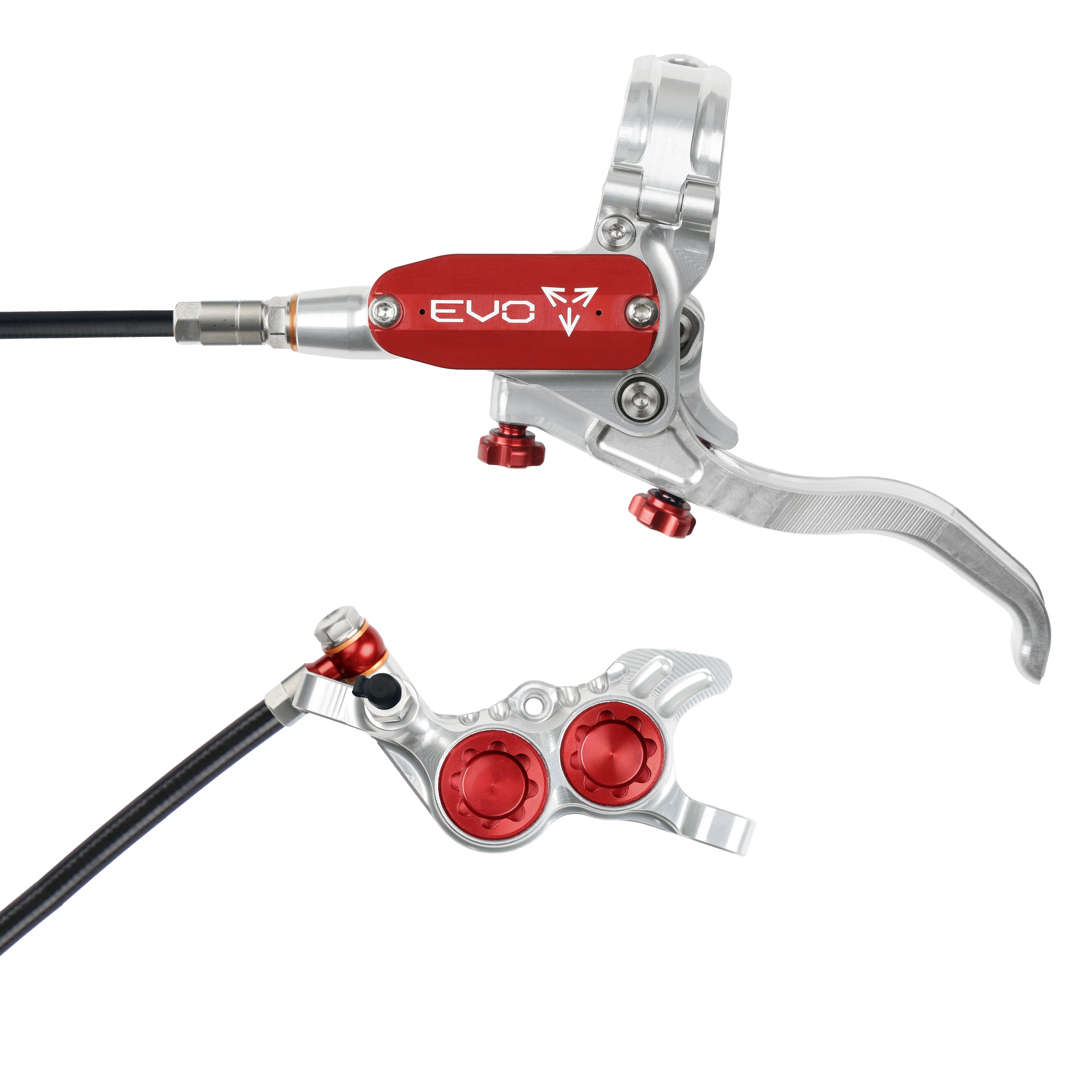 Hope Tech 4 Evo GR4 Silver Red
