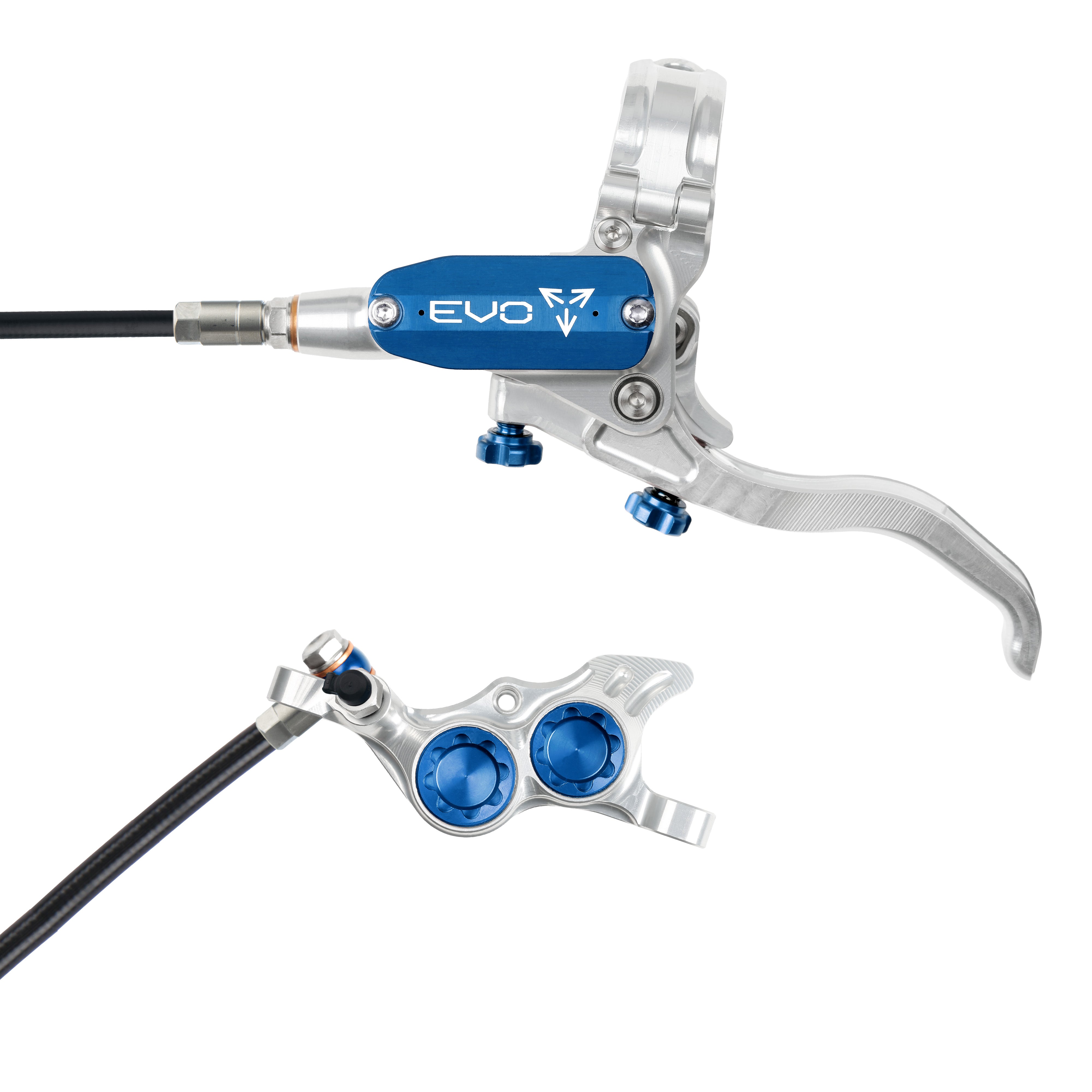 Hope Tech 4 Evo TR4 Silver Blue