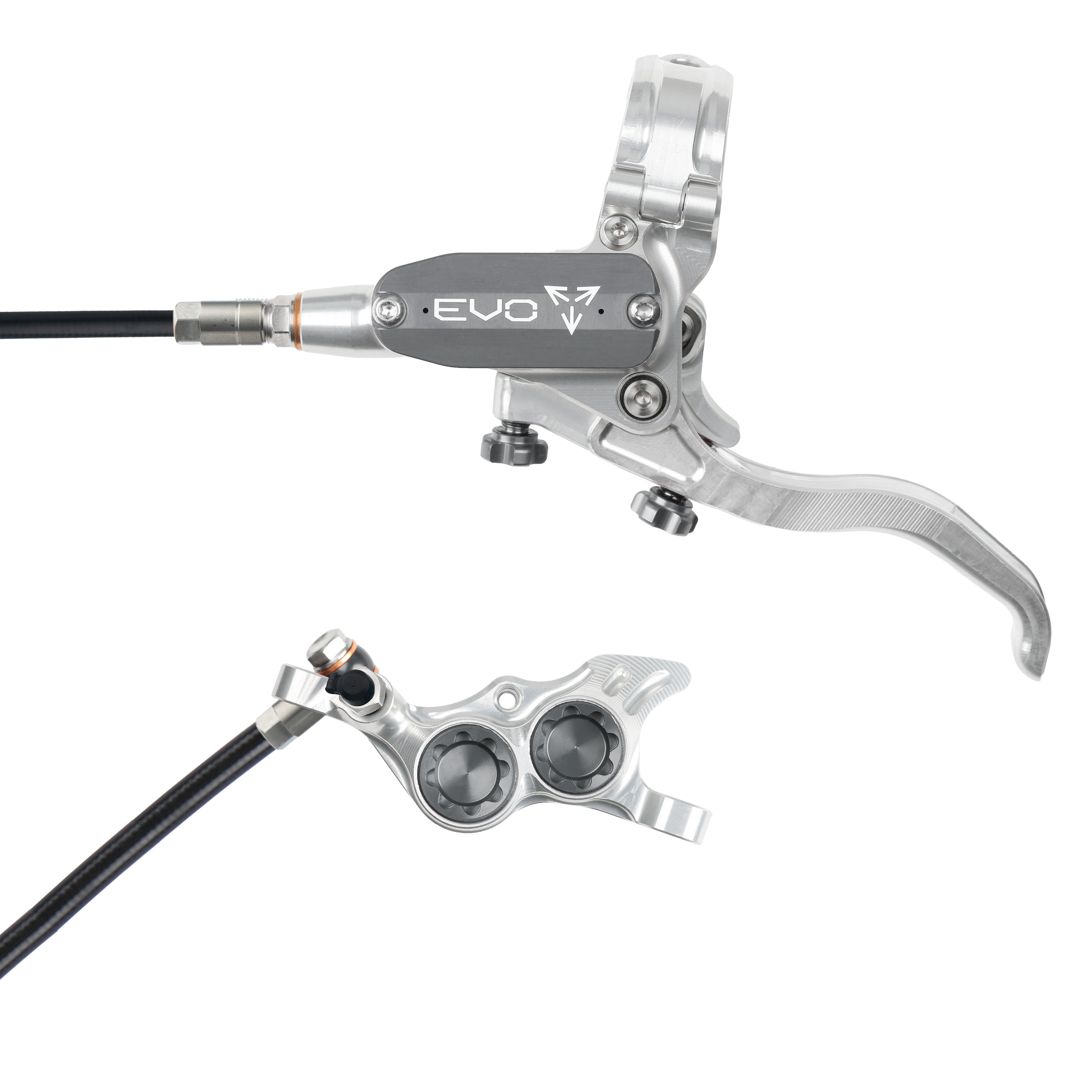 Hope Tech 4 Evo TR4 Silver Smoke
