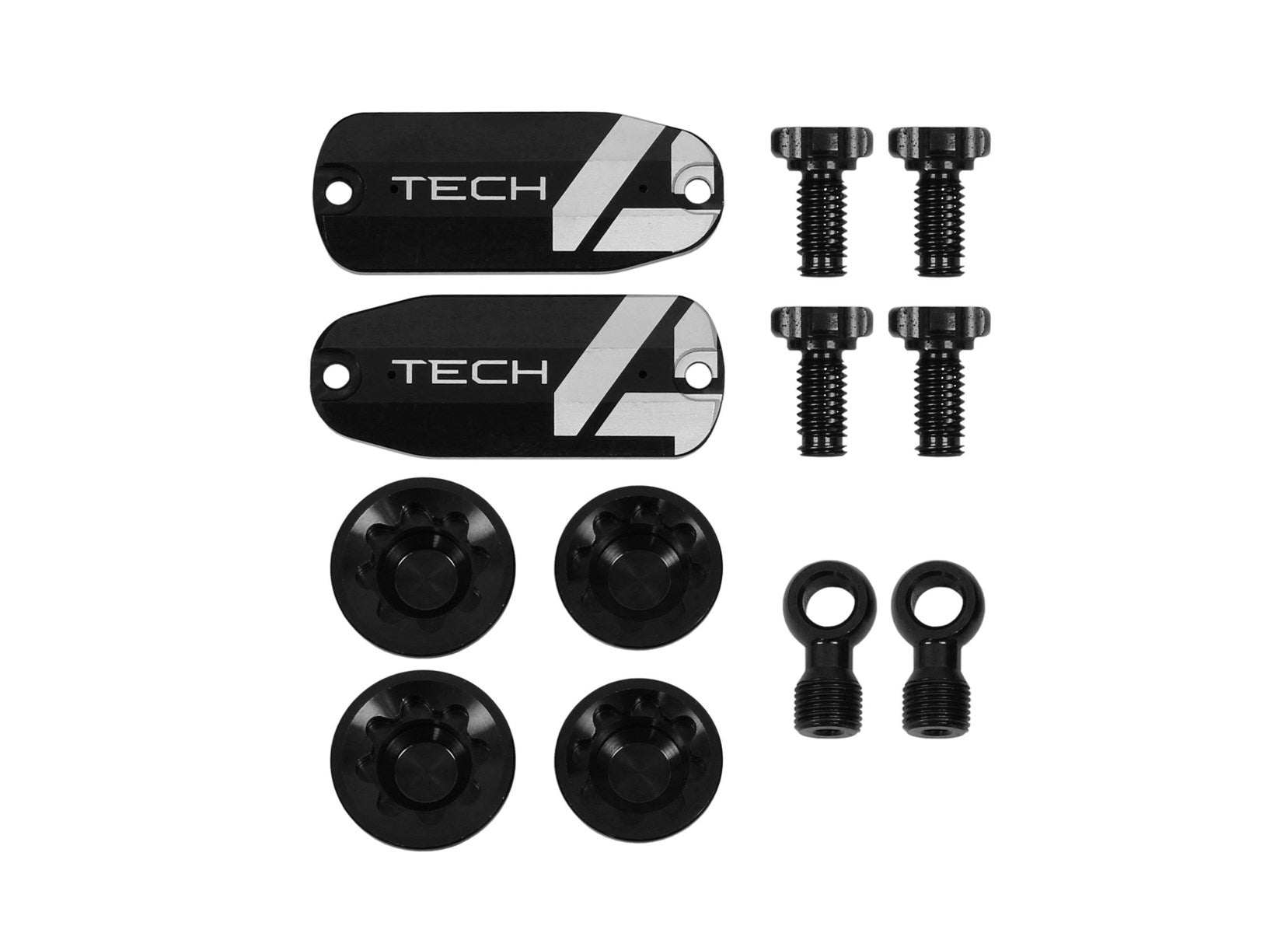 Hope tech 4 V4 colour customisation kit for brakes in black