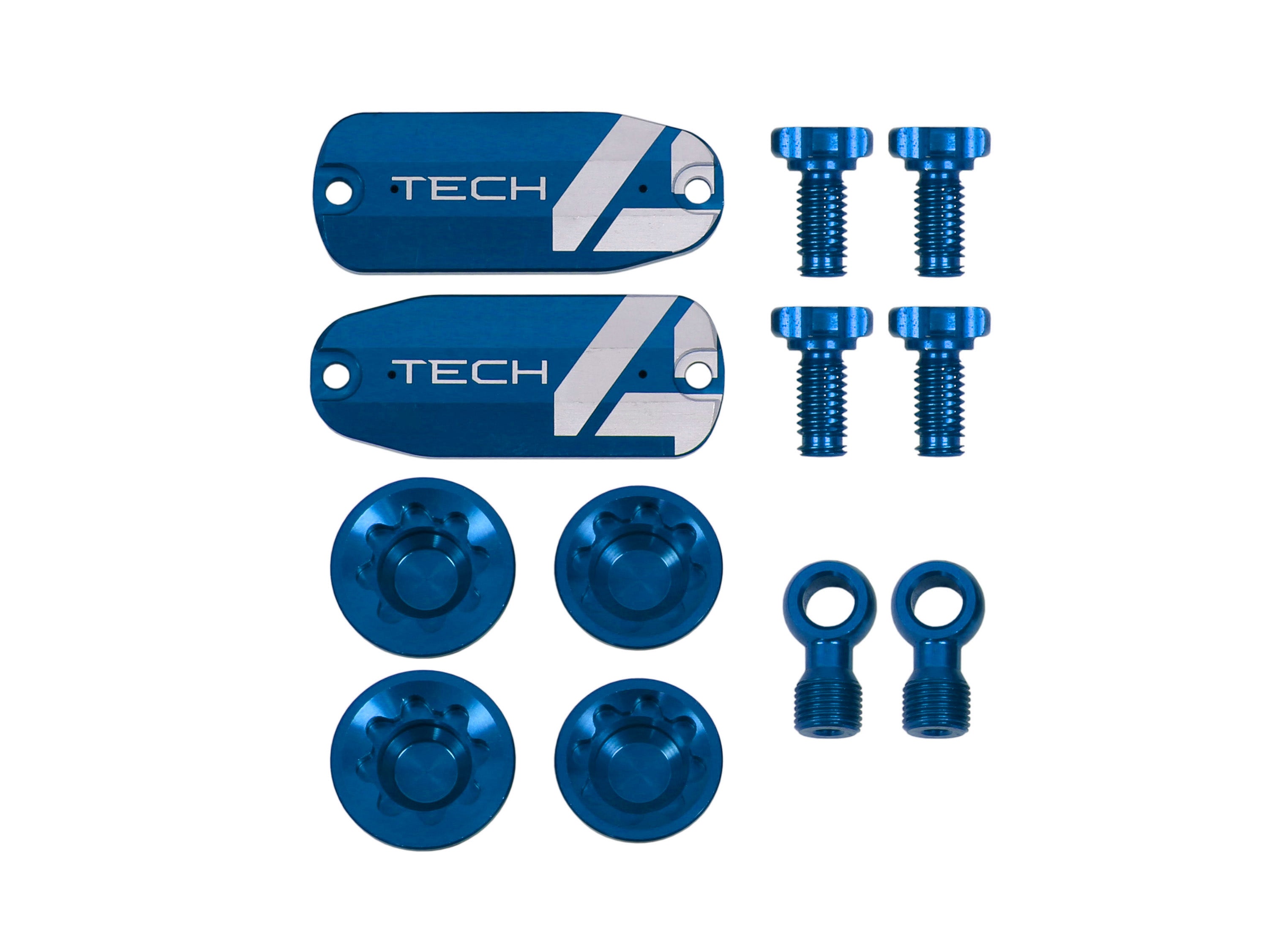 Hope tech 4 V4 colour customisation kit for brakes in blue