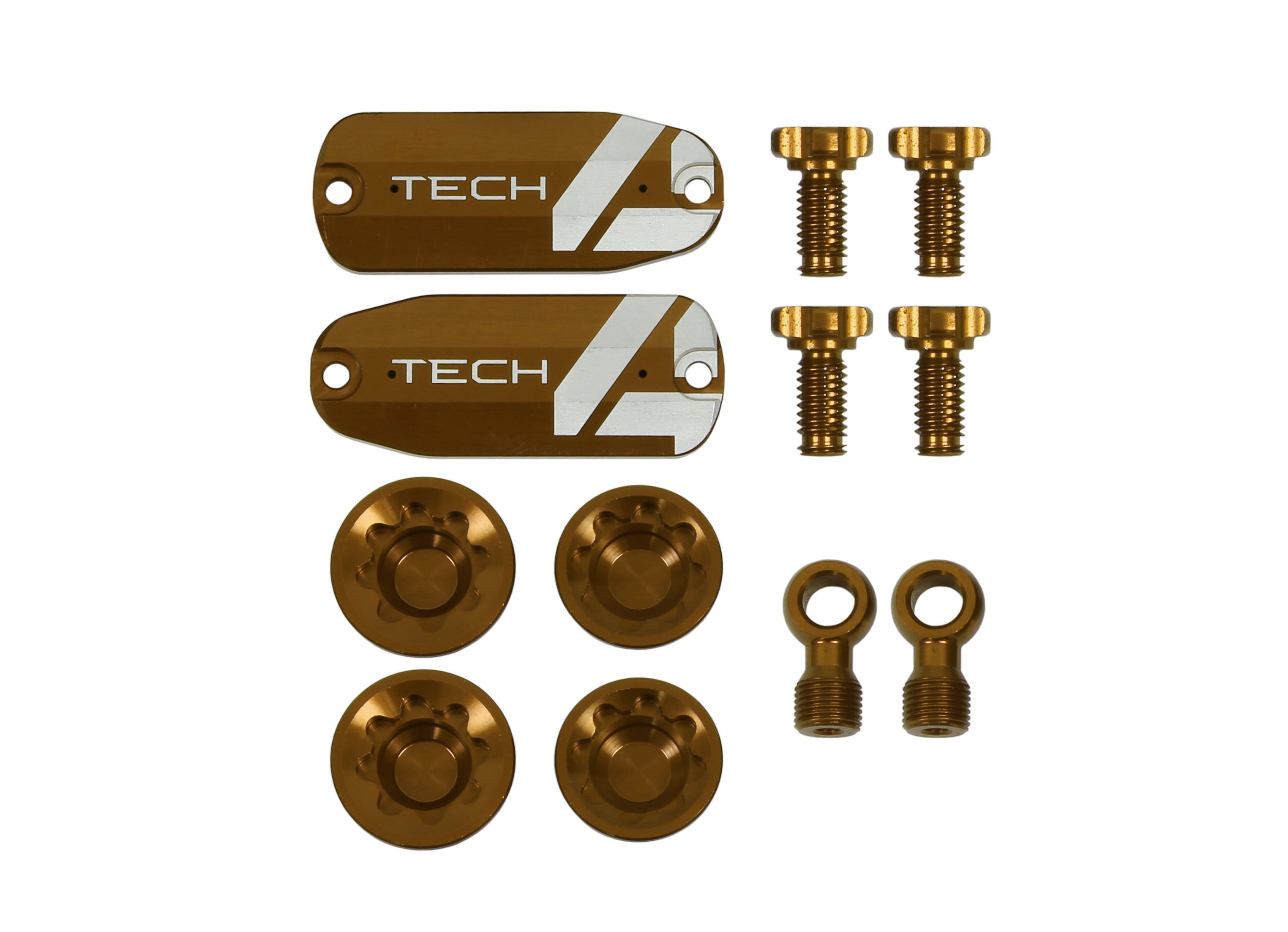 Hope tech 4 V4 colour customisation kit for brakes in bronze