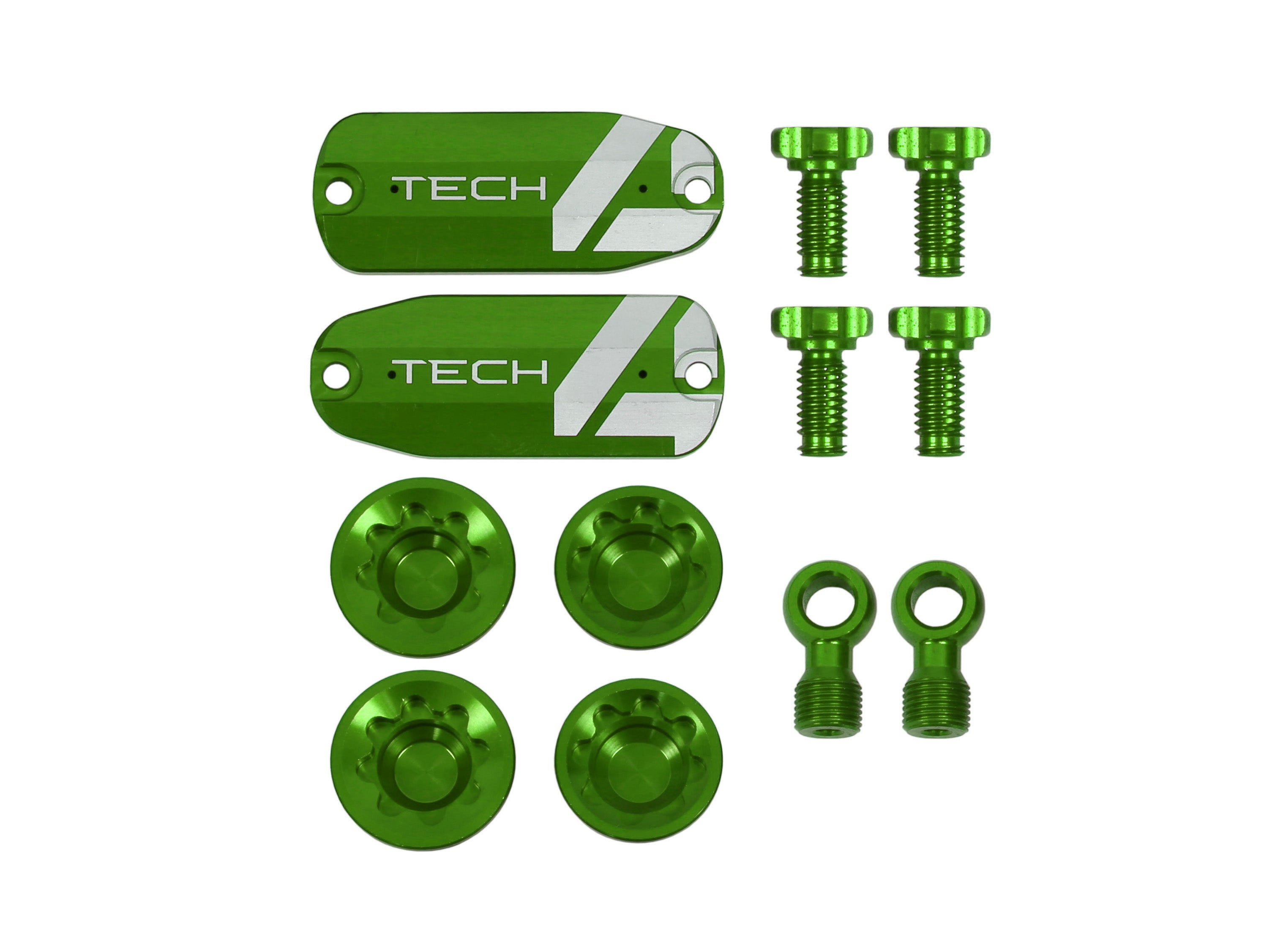 Hope tech 4 V4 colour customisation kit for brakes in green