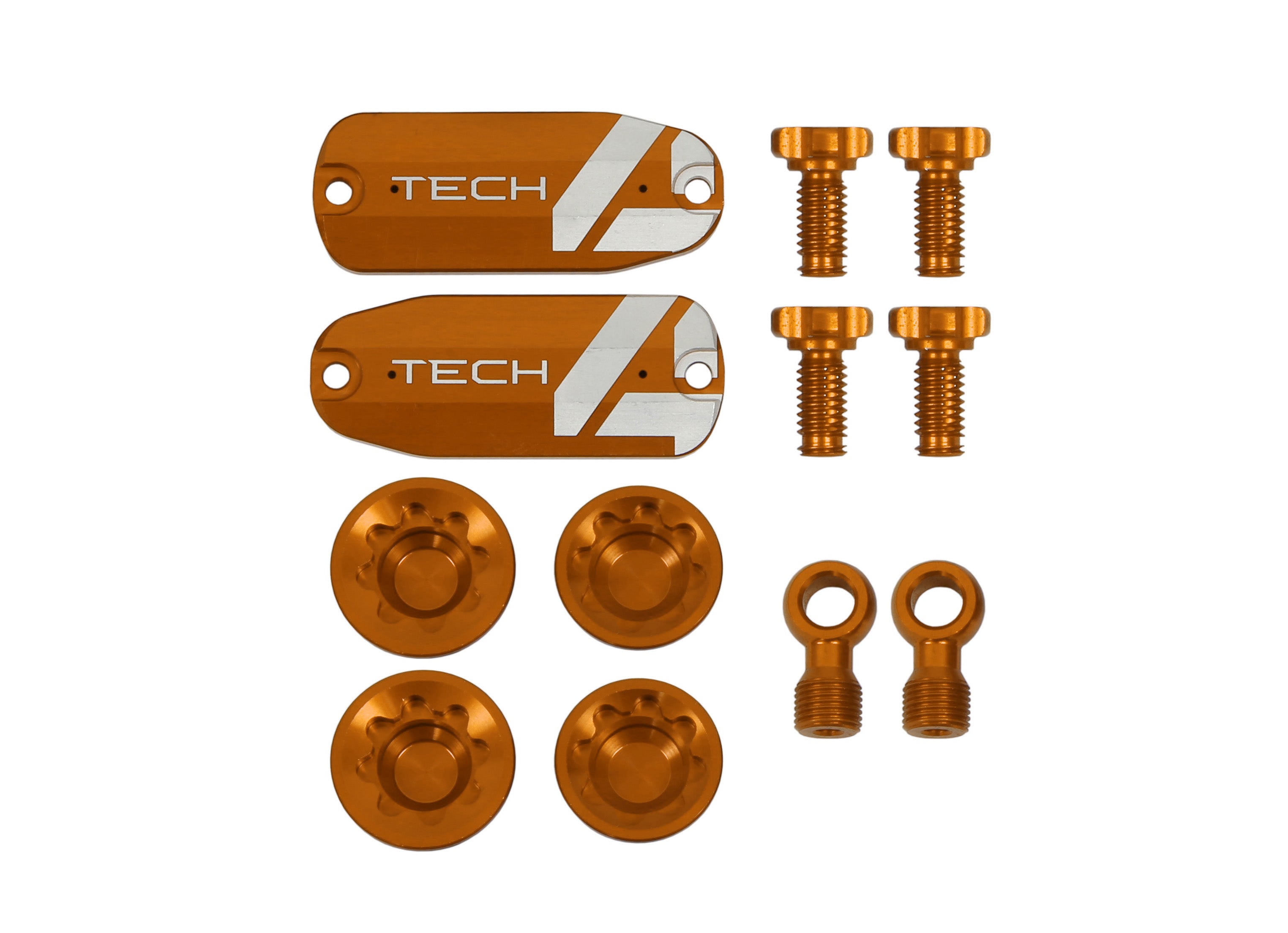 Hope tech 4 V4 colour customisation kit for brakes in orange