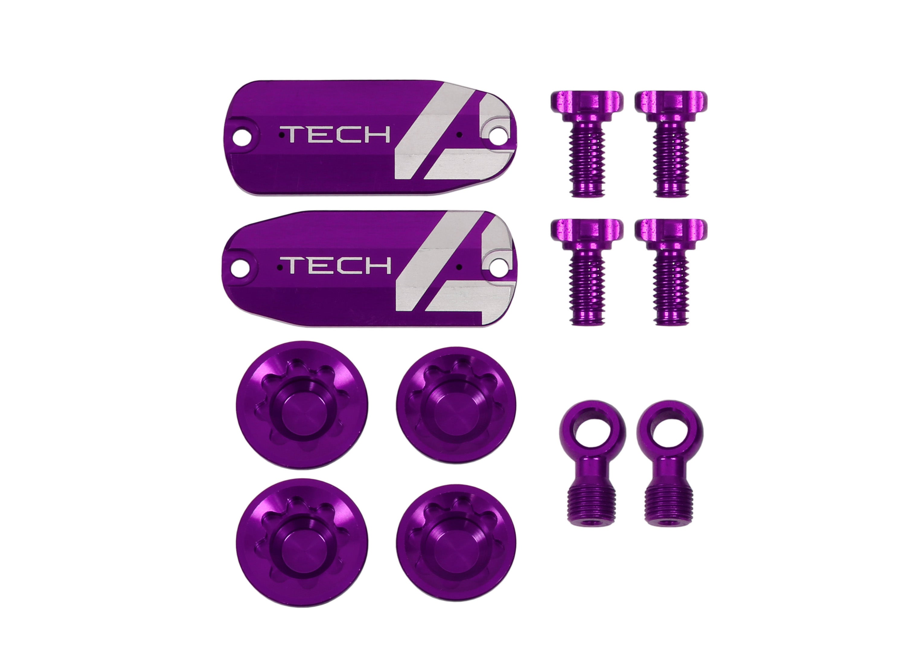 Hope tech 4 V4 colour customisation kit for brakes in purple