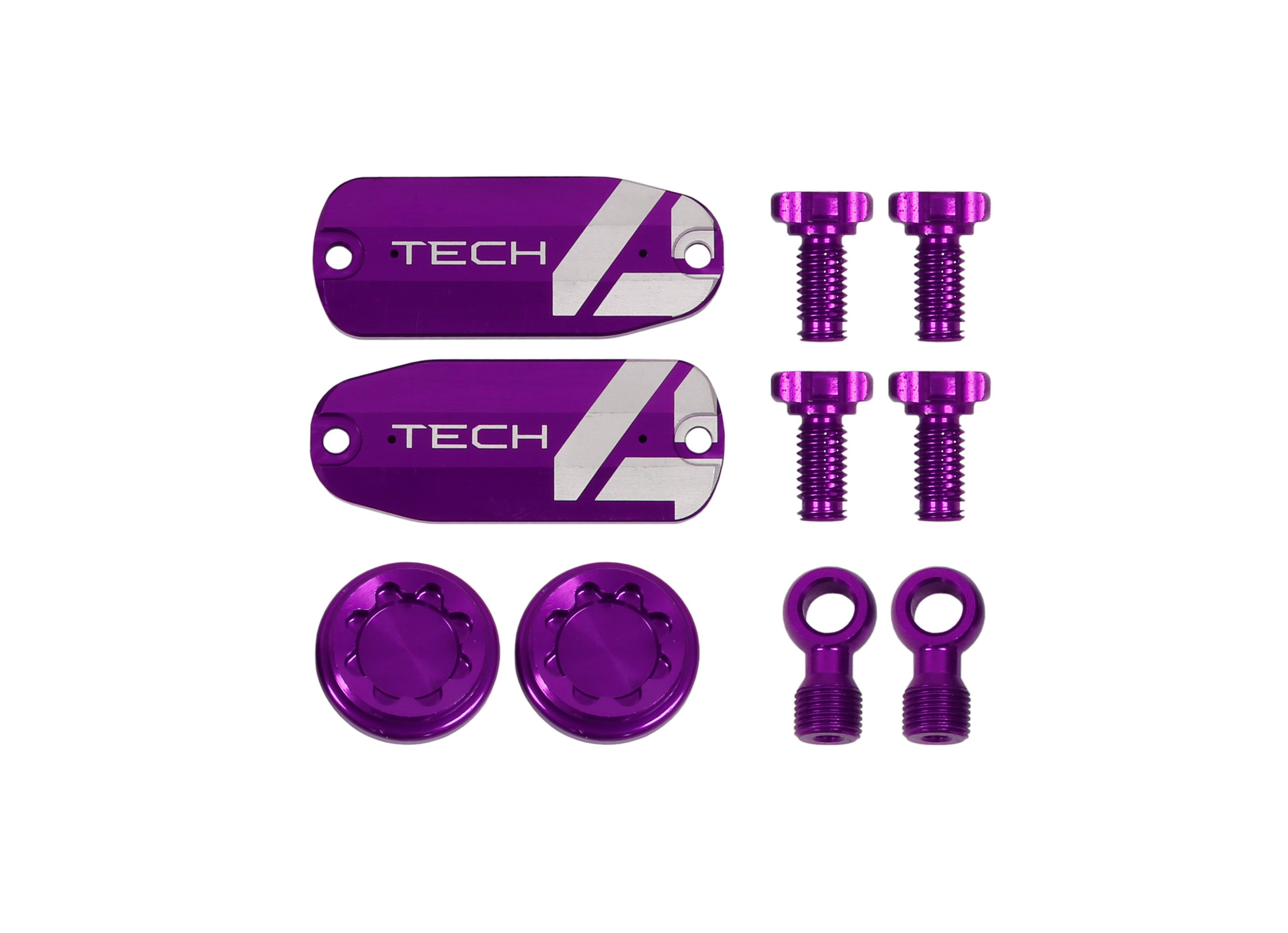 Hope tech 4 X2 colour customisation for brakes in purple