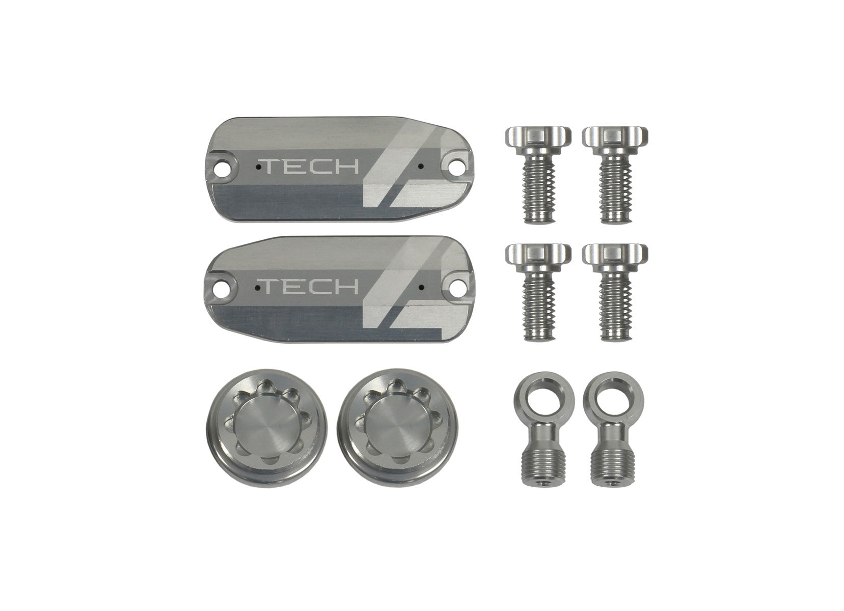 Hope tech 4 X2 colour customisation for brakes in silver