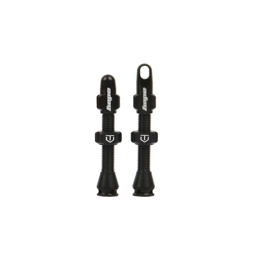 hope tubeless valves in black