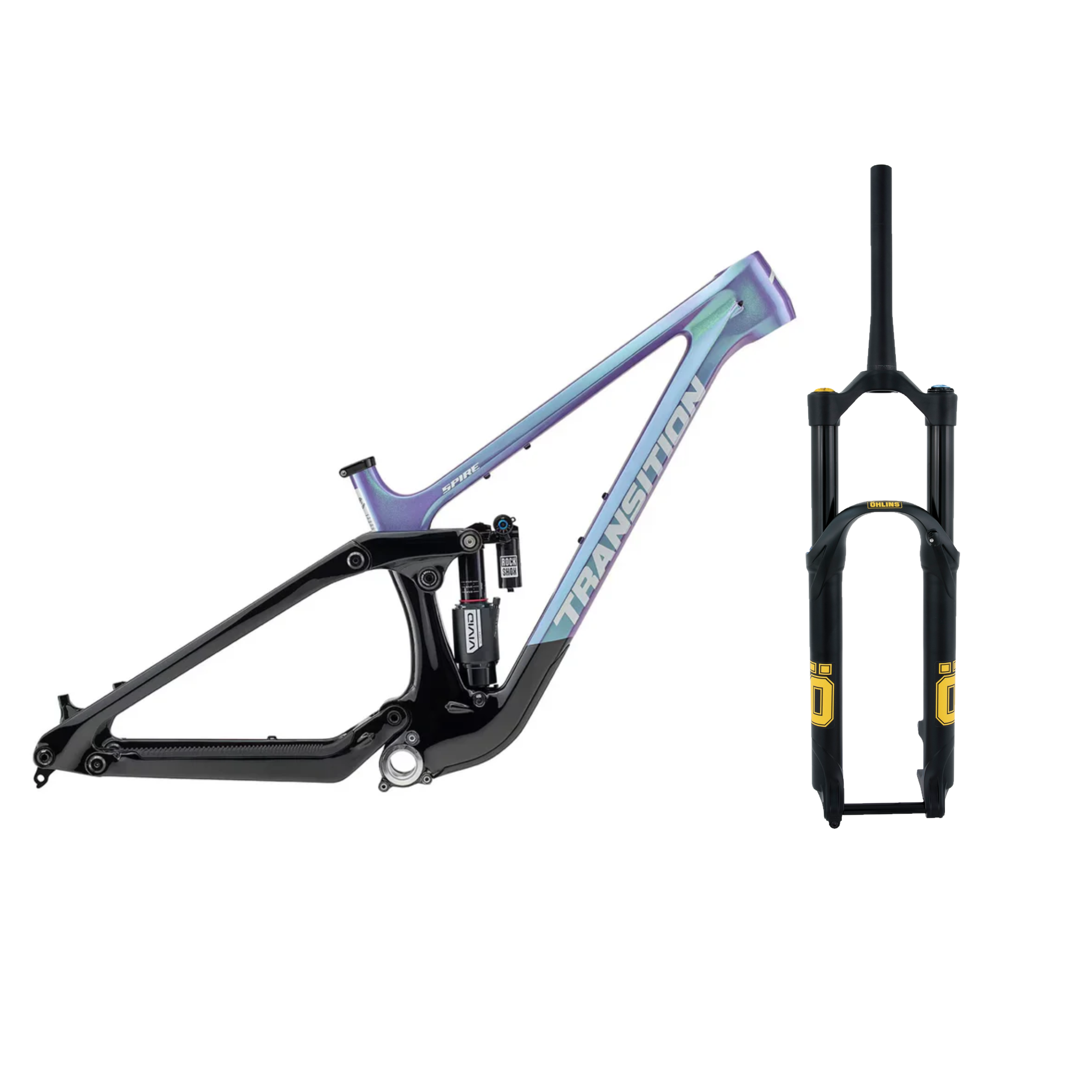 Transition Spire Carbon Frame | FREE Ohlins RXF38s