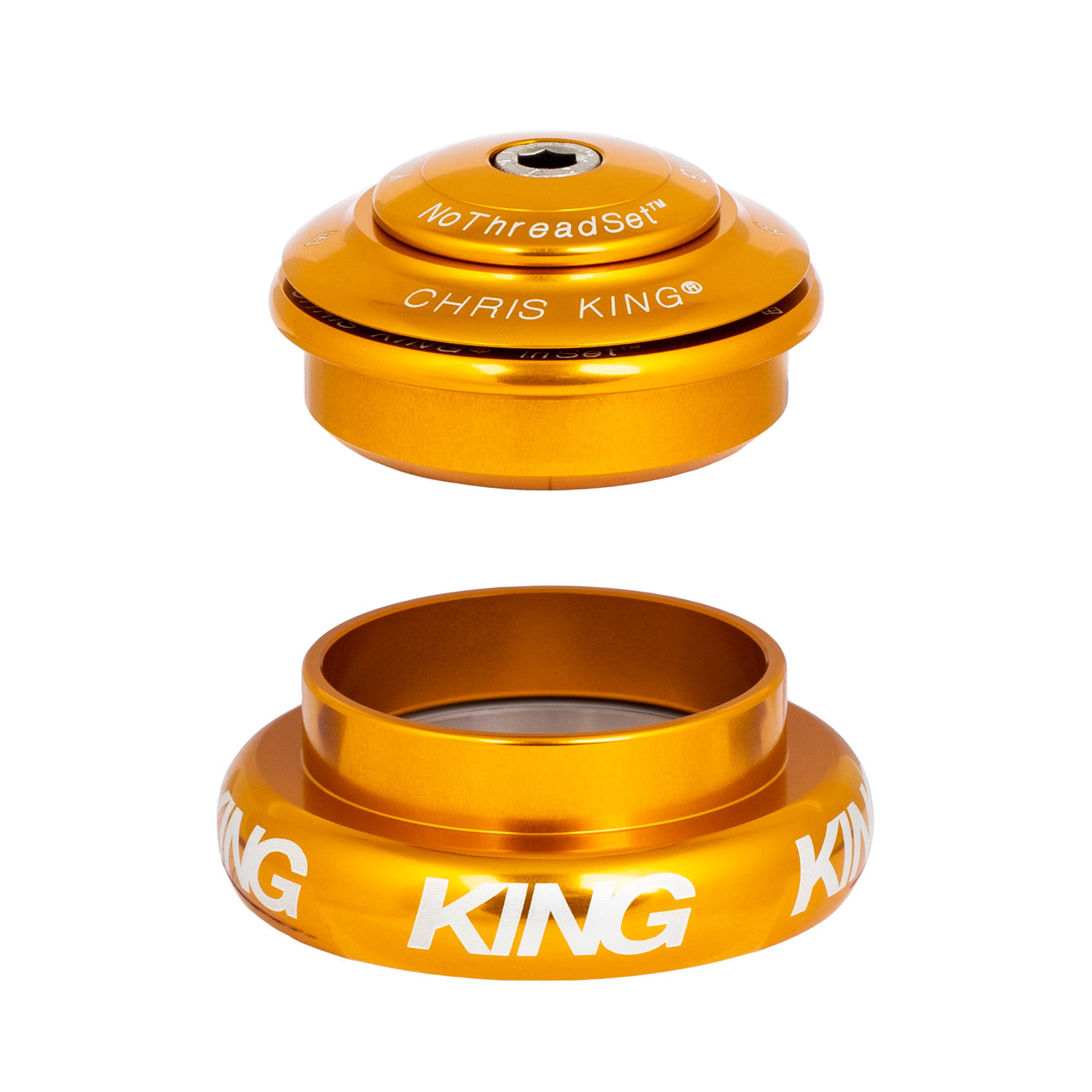 Chris King inset 7 headset in gold