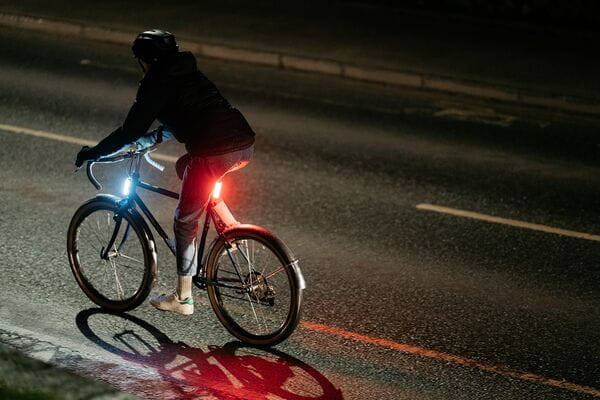 Knog Big Cobber Front Light On Bike