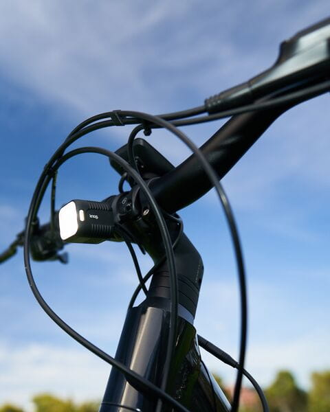 Knog Blinder E 1300 Front E-Bike Light On A Bike