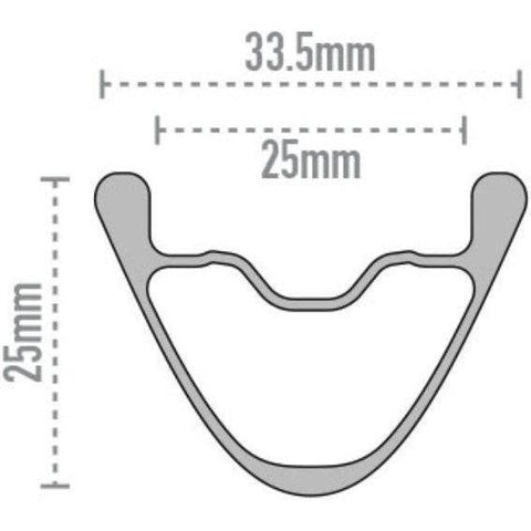 Enve m525 rim profile