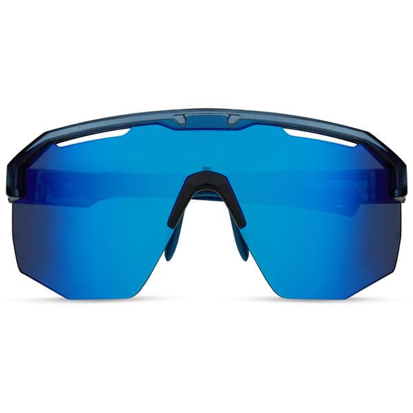 Madison Cipher Crystal Gloss Blue Sunglasses 3 Lens Pack Arms Closed