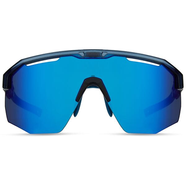 Madison Cipher Crystal Gloss Blue Sunglasses 3 Lens Pack Front
