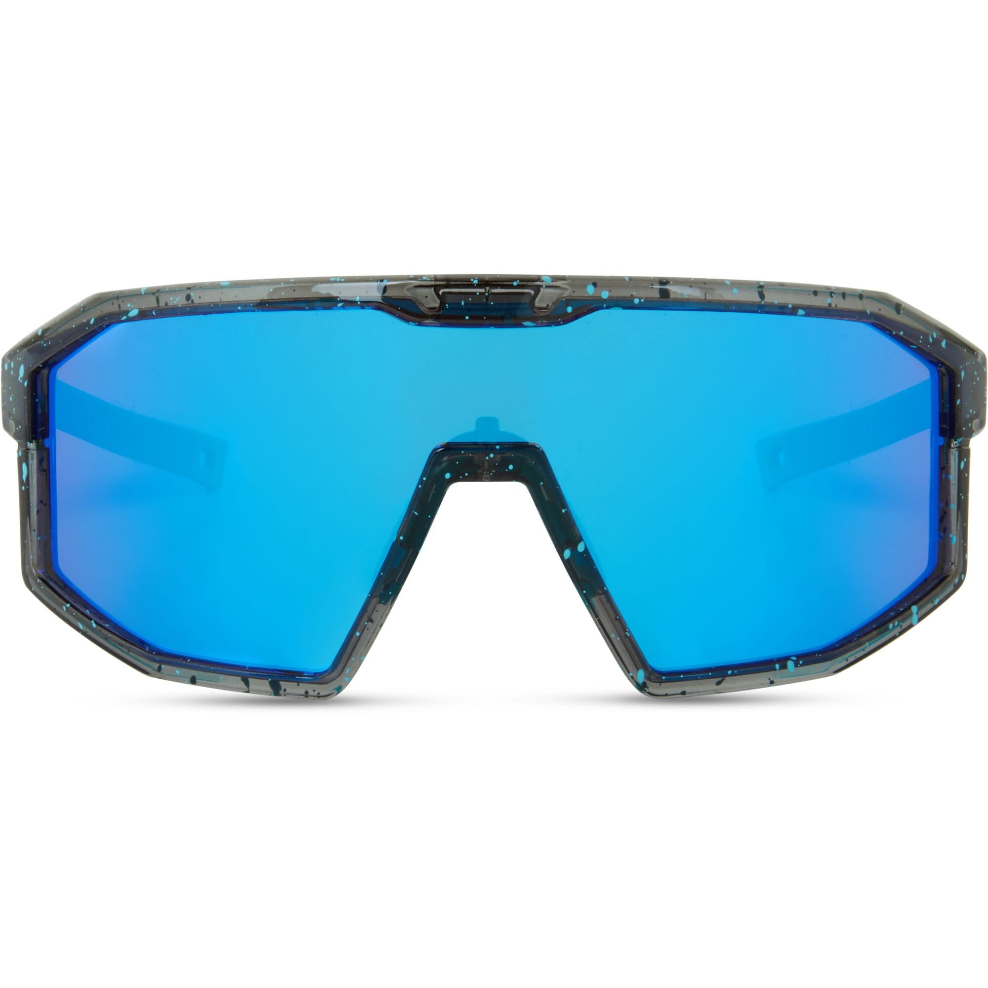 Madison Enigma Blue Black Splatter Sunglasses 3 Lens Pack Front