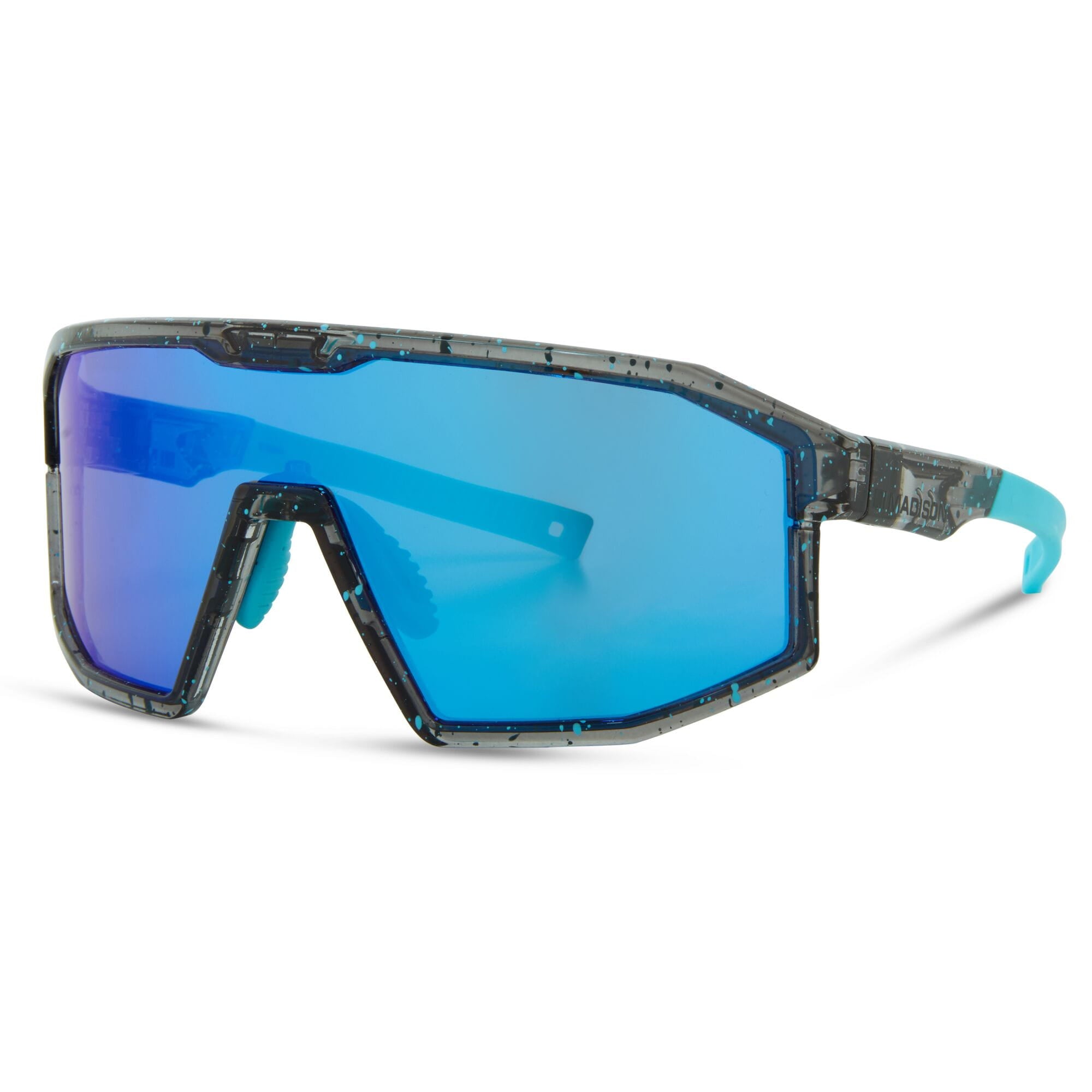 Madison Enigma Blue Black Splatter Sunglasses 3 Lens Pack