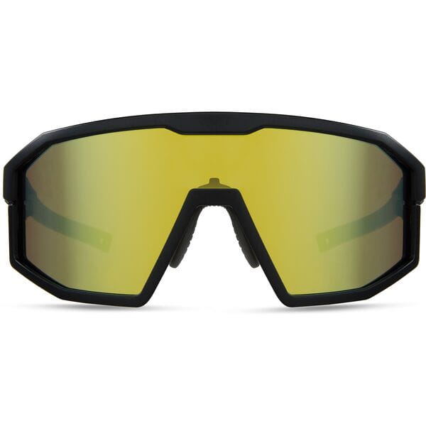 Madison Enigma Matt Black Sunglasses 3 Lens Pack Bronze Mirror Front